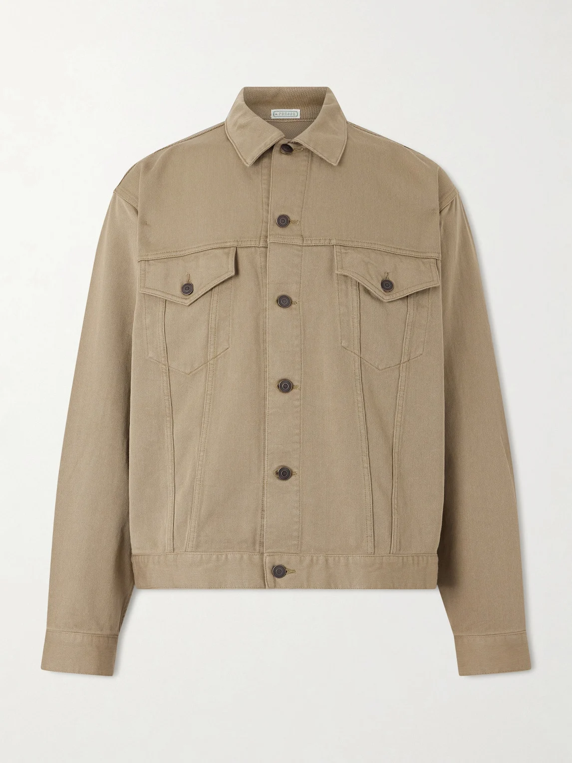 Silk and Cotton-Blend Piqué Jacket - 1