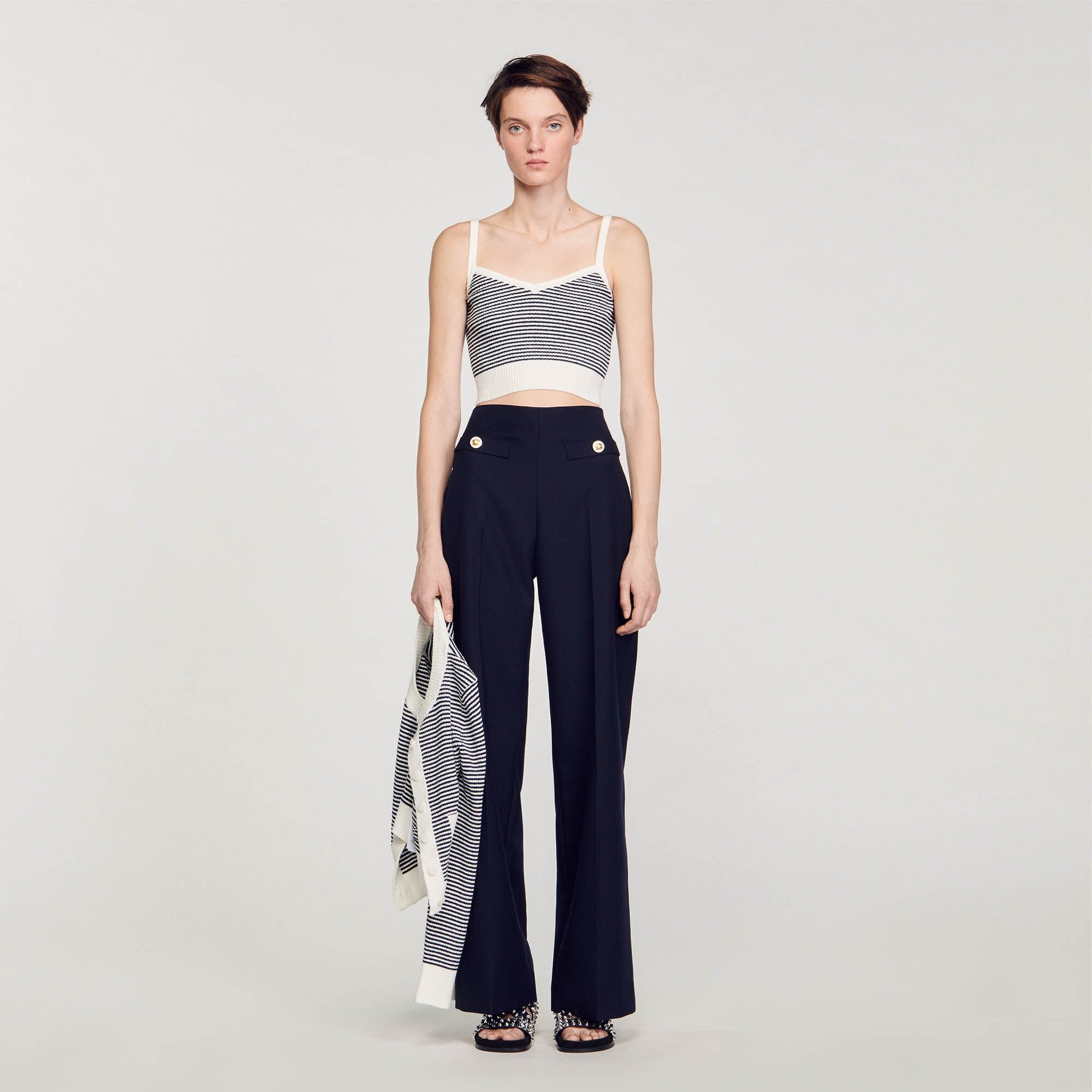 STRIPY KIT CROP TOP - 2