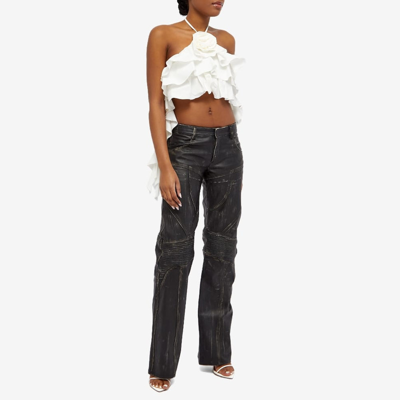 Blumarine Blumarine Ruffle Rose Top outlook