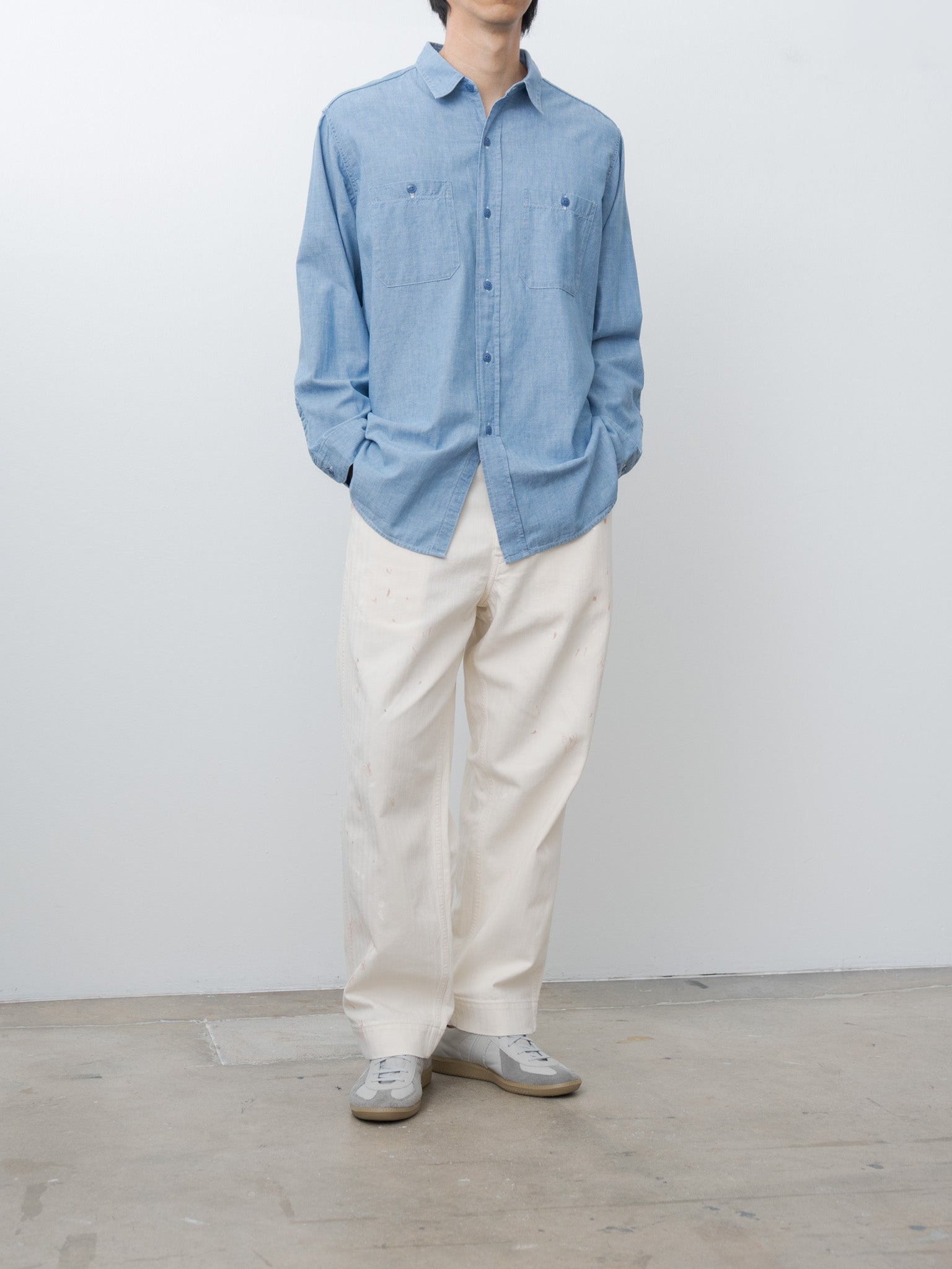 U.S.N Chambray Shirt - Indigo - 3