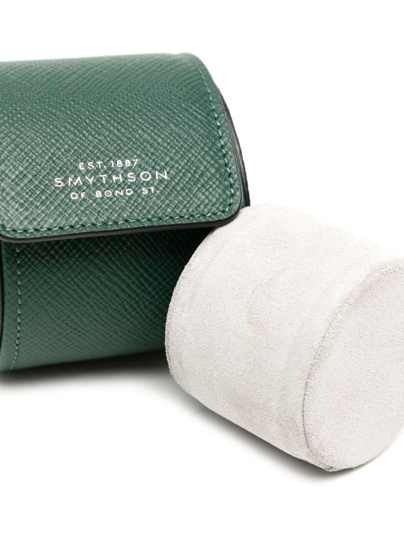 Panama leather single watch roll 3