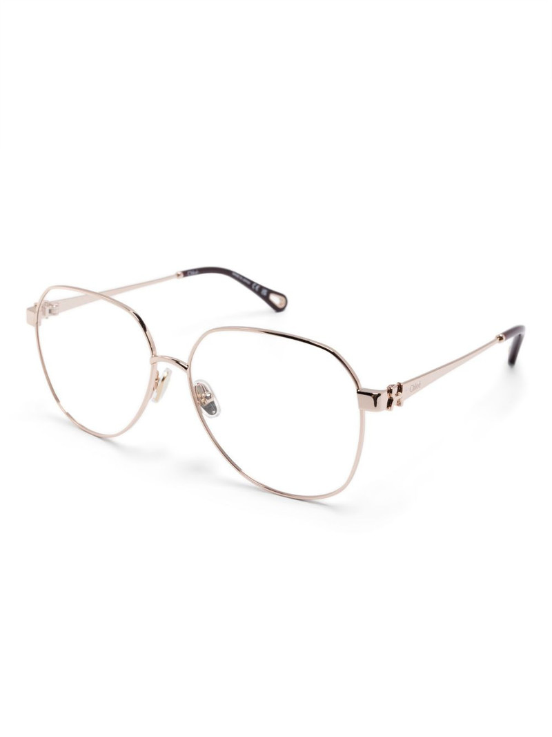 Chloé butterfly-frame glasses outlook