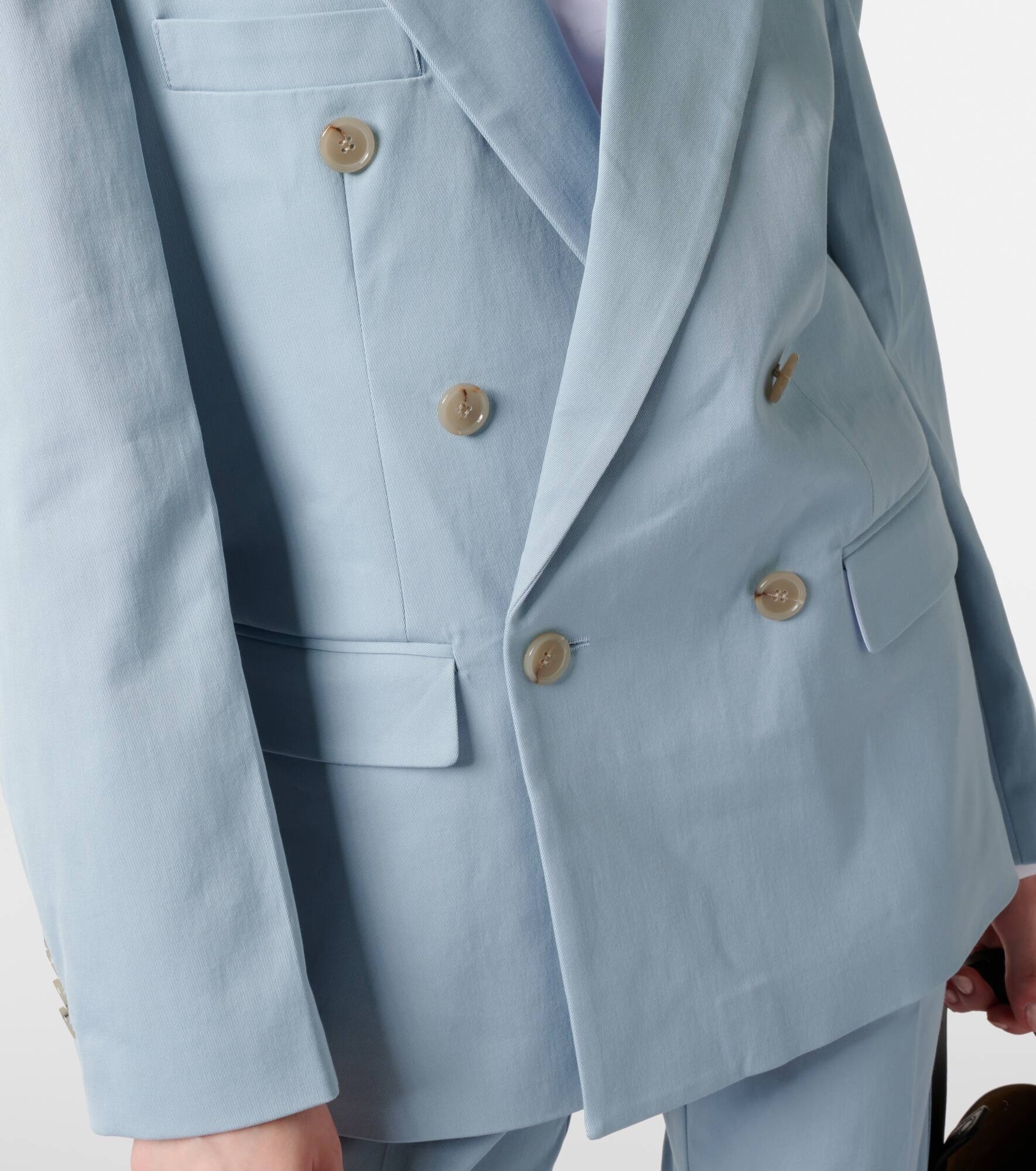 Oversized cotton-blend blazer - 5