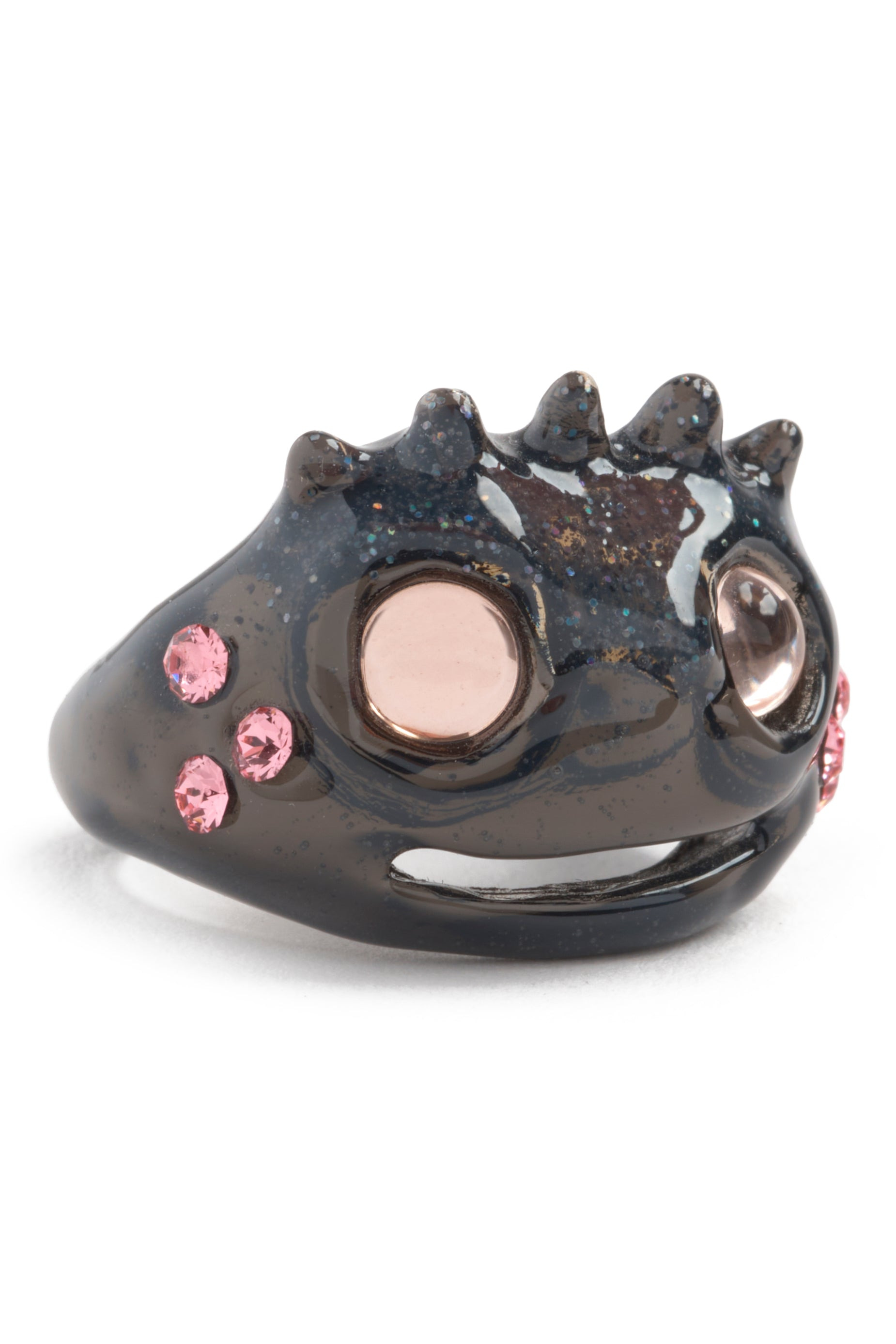 BLACK GLITTER LIBERTY FROG - 3