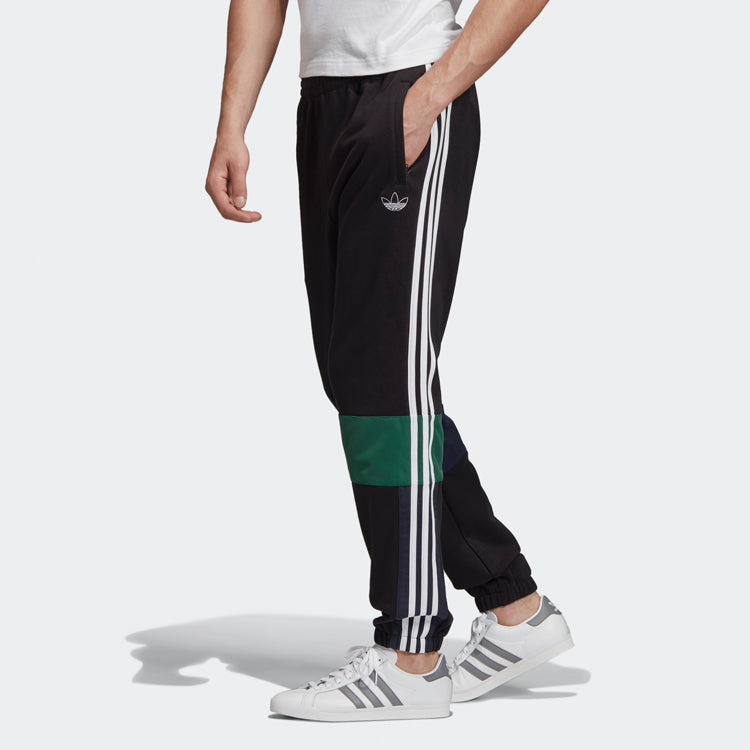 adidas originals SPRT BB Contrasting Colors Sports Pants Black FP7707 - 6