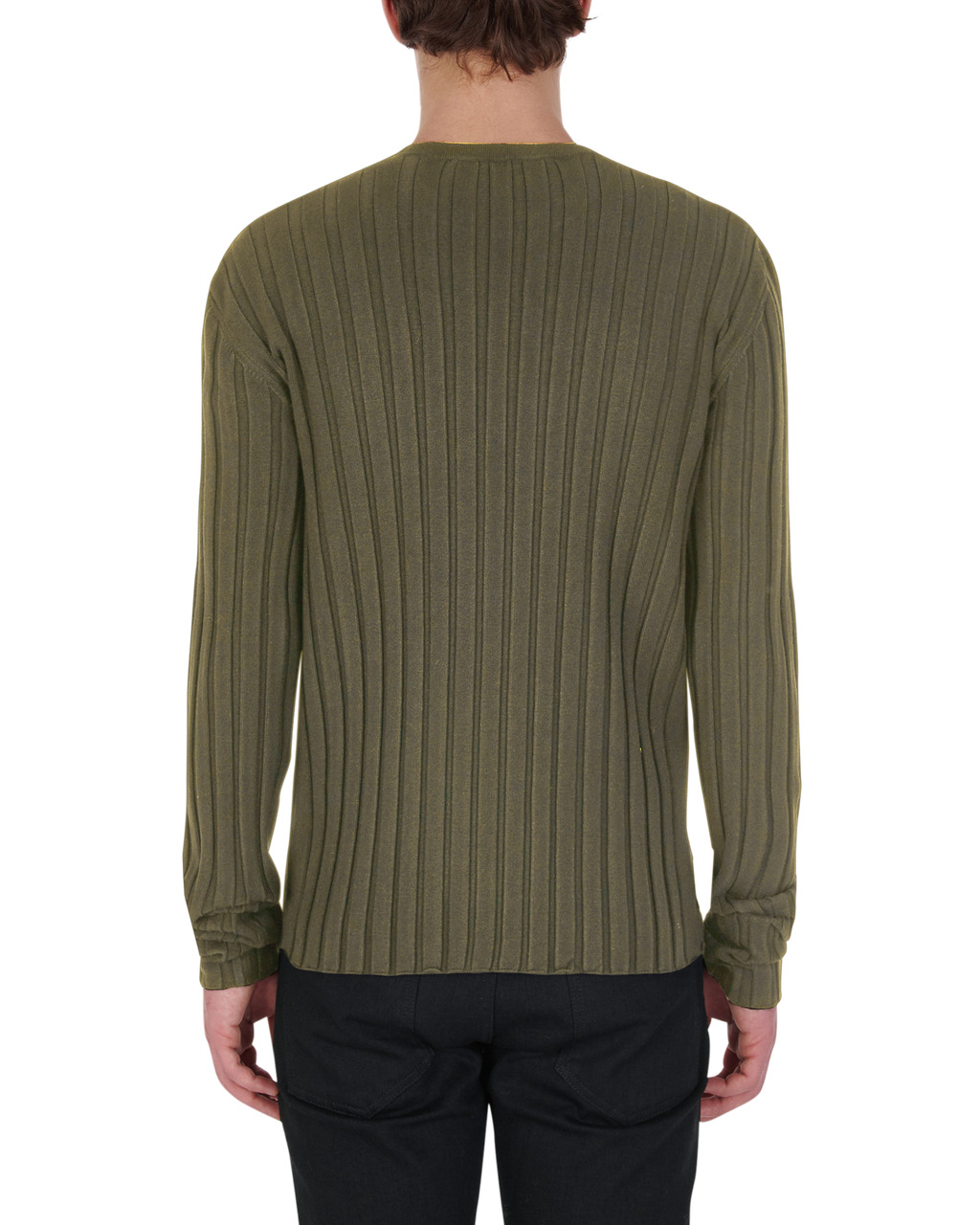 WIDE RIBBED KNIT SWEATER - 5
