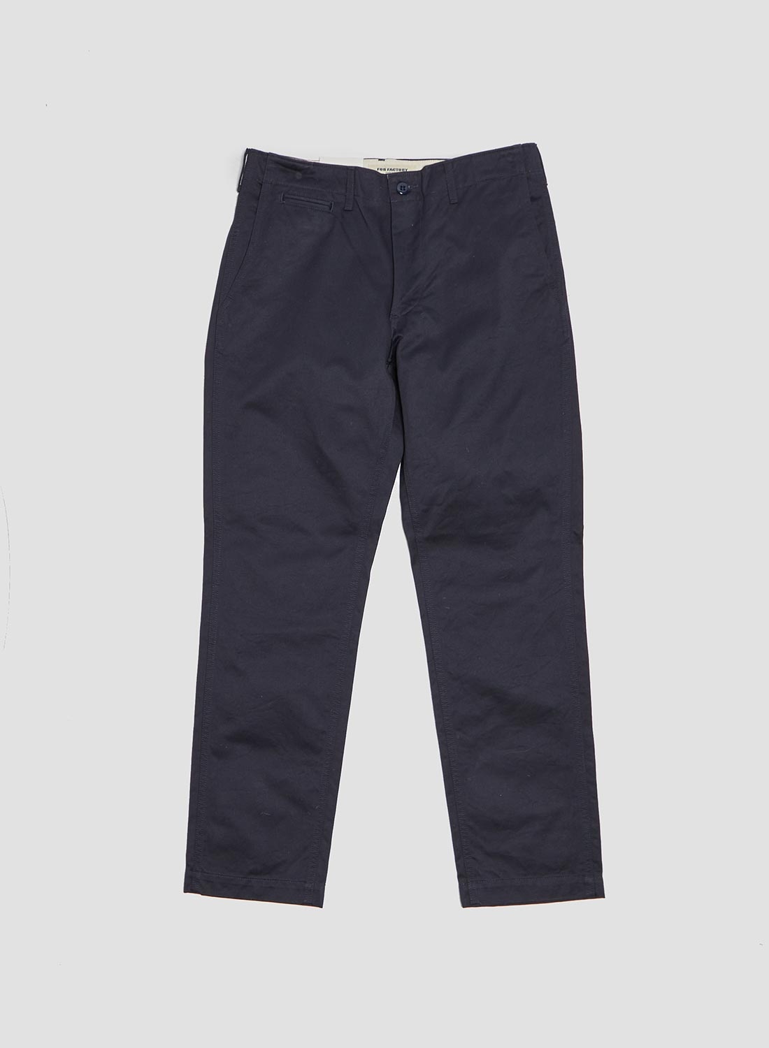 FOB Factory Narrow U.S Trousers Navy - 1