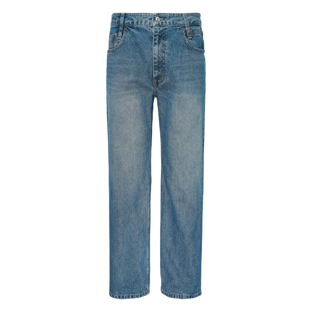 Light Blue Wash Jeans - 1