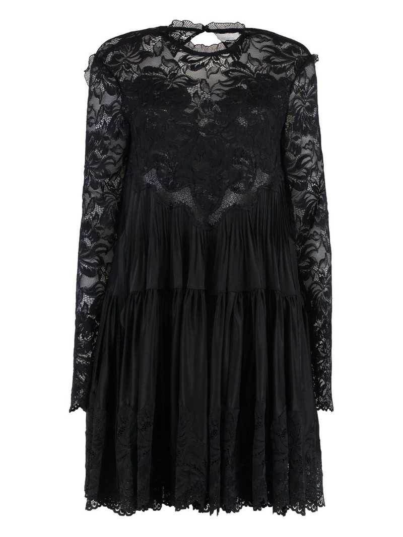 floral-lace tiered dress 1