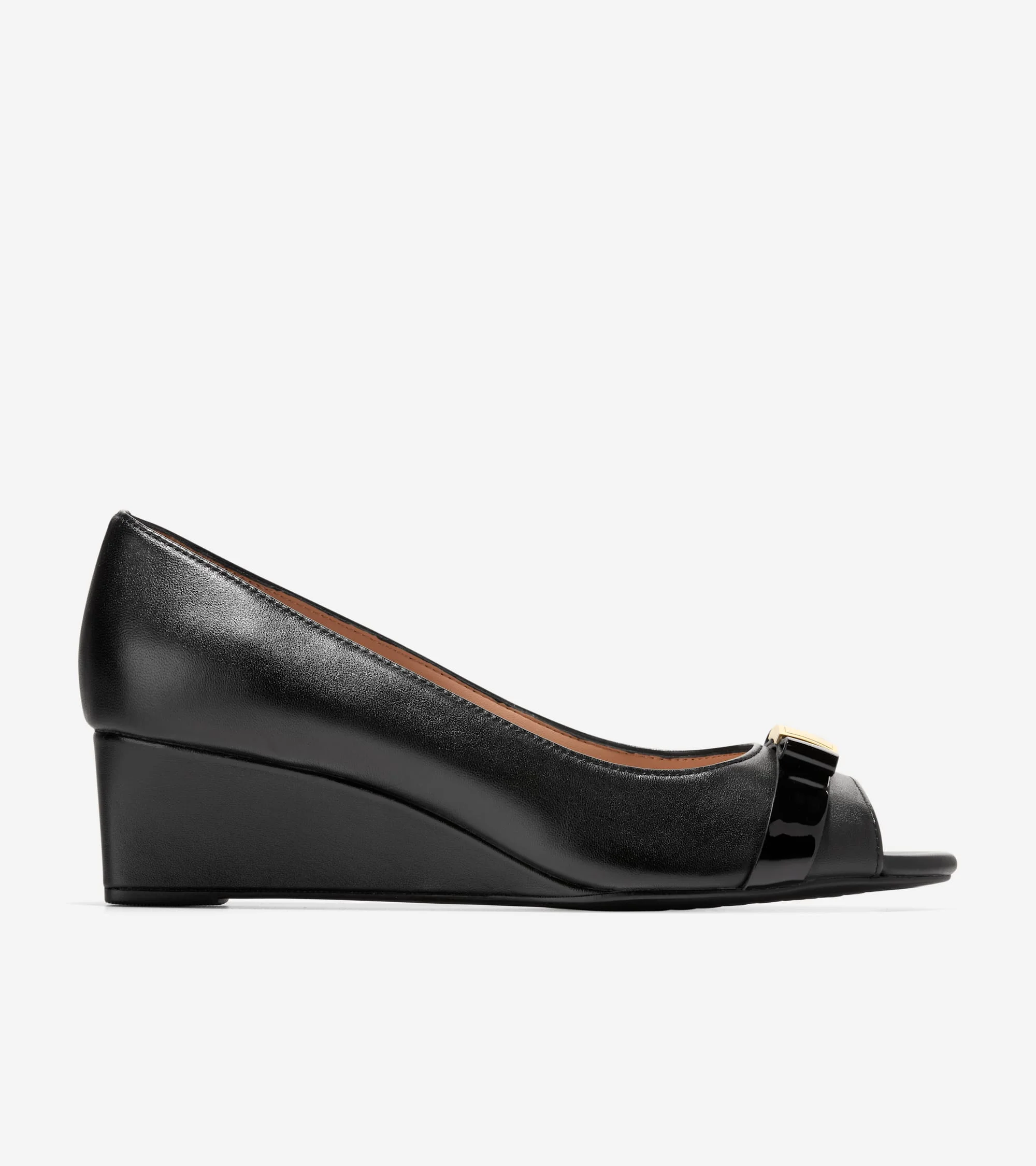 Women's Go-To Malta Peep Toe Bow Wedges - 1