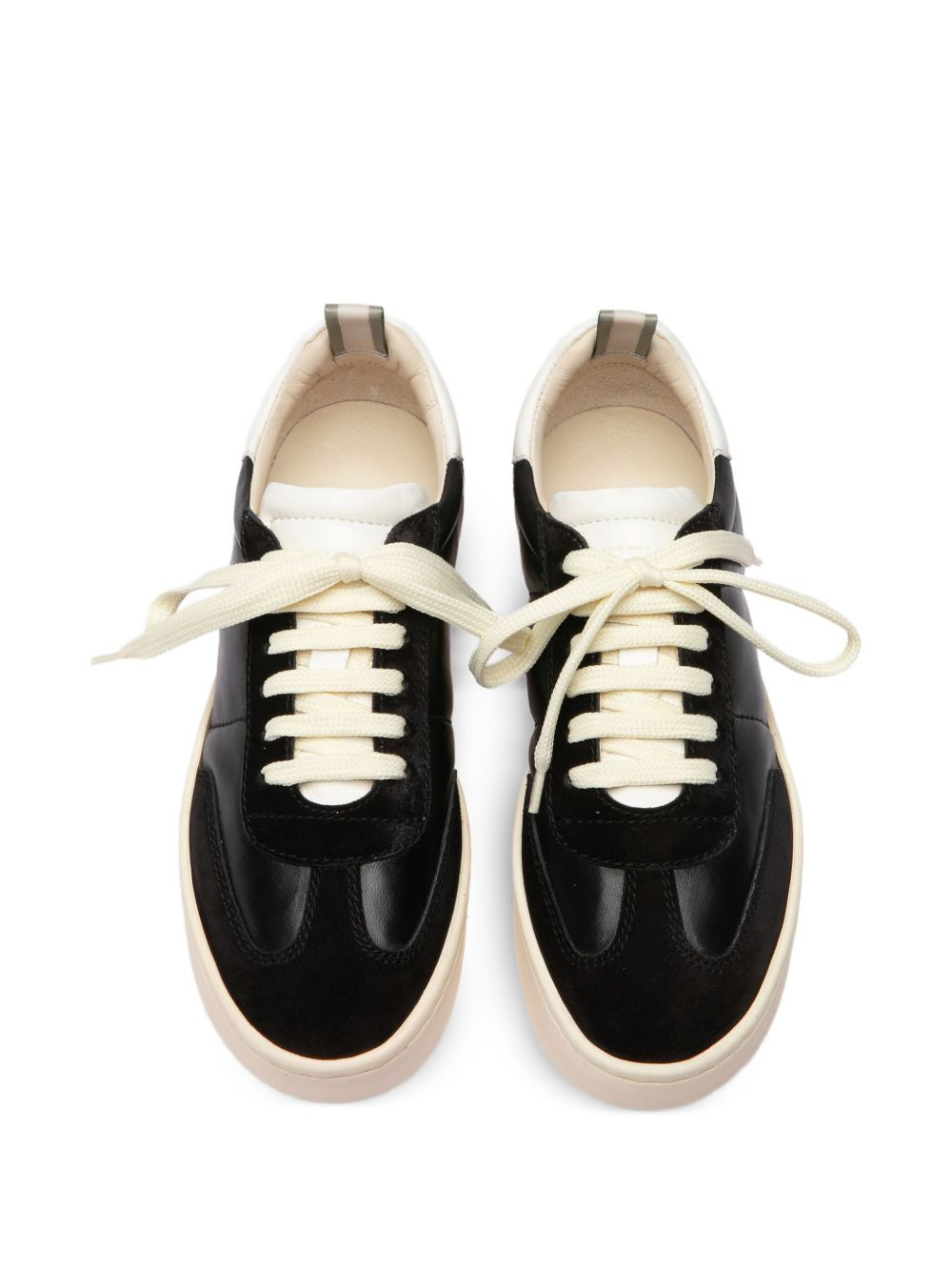 Kombined suede platform sneakers - 4