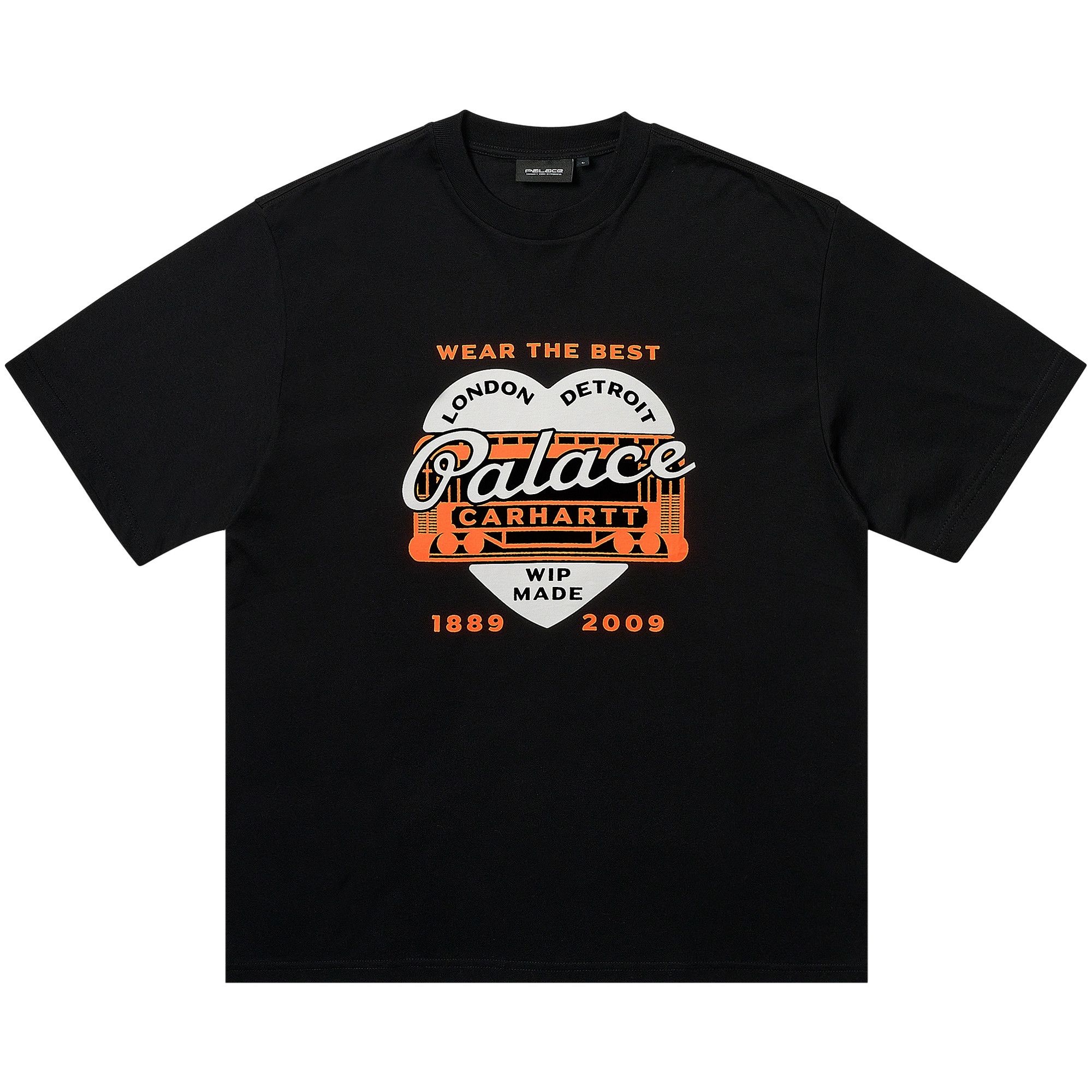Palace x Carhartt WIP Heart T-Shirt 'Black' - 1