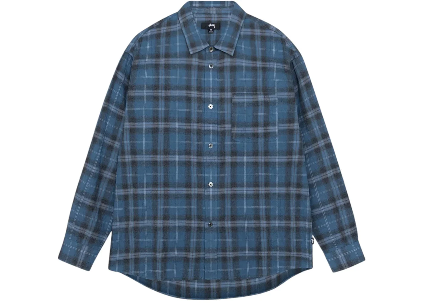 Stussy Beach Plaid Shirt Blue - 1