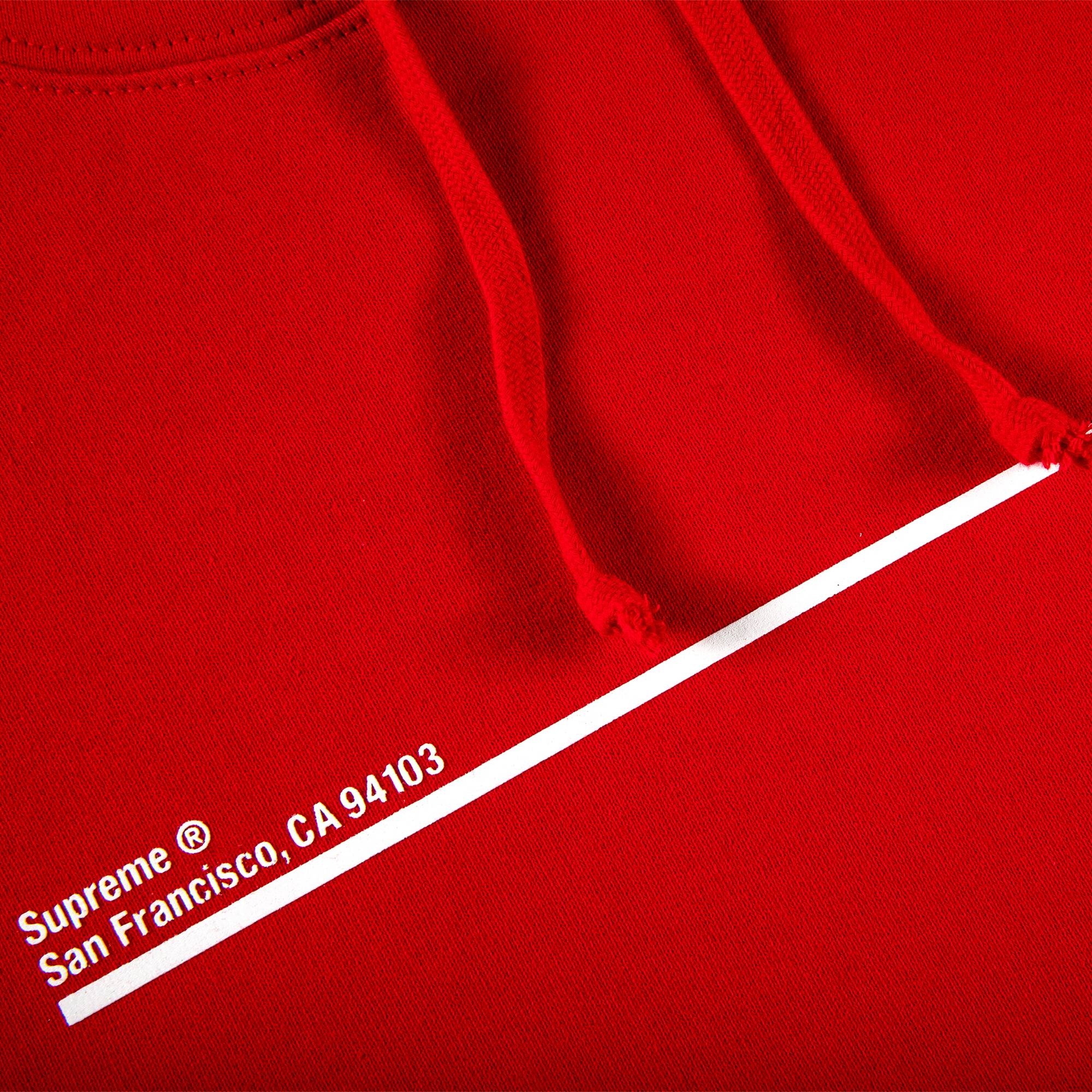 Supreme Shop Hooded Sweatshirt - San Francisco 'Red' - 2