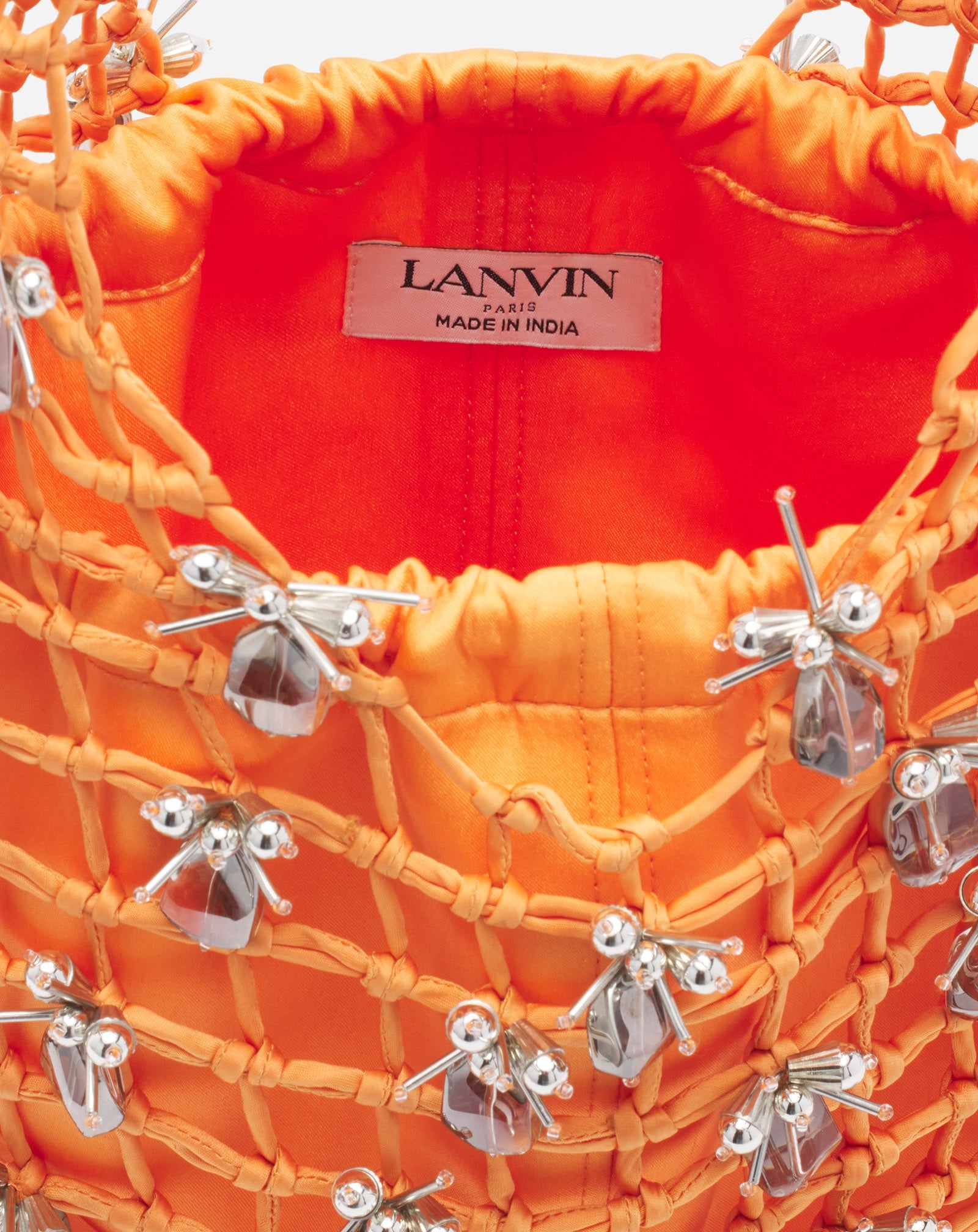 MACRAME BY LANVIN SATIN BAG - 3