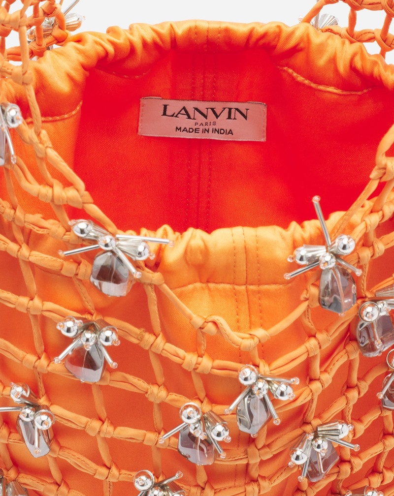 MACRAME BY LANVIN SATIN BAG 3