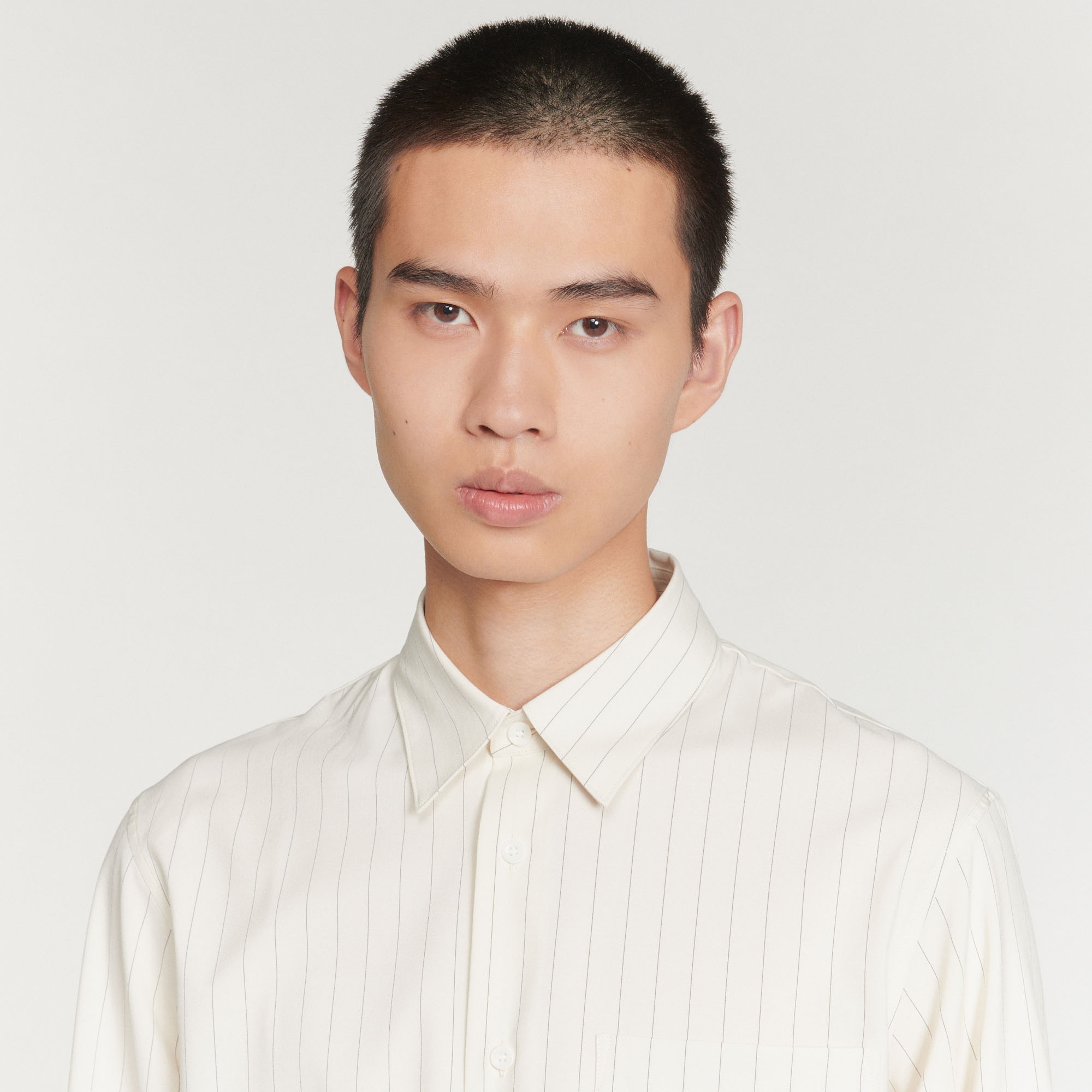 Striped flowing shirt - 4