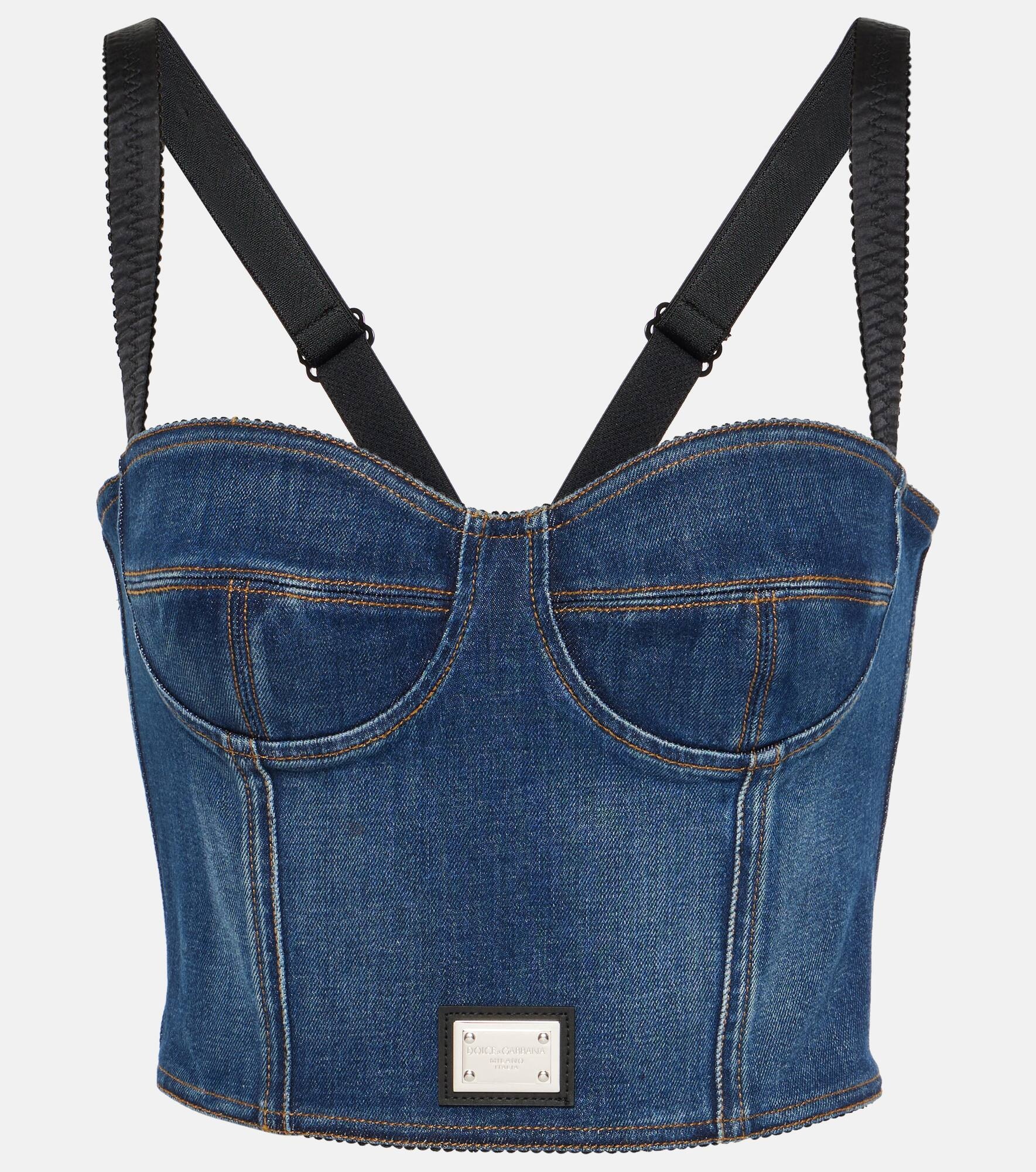 Denim bustier - 1