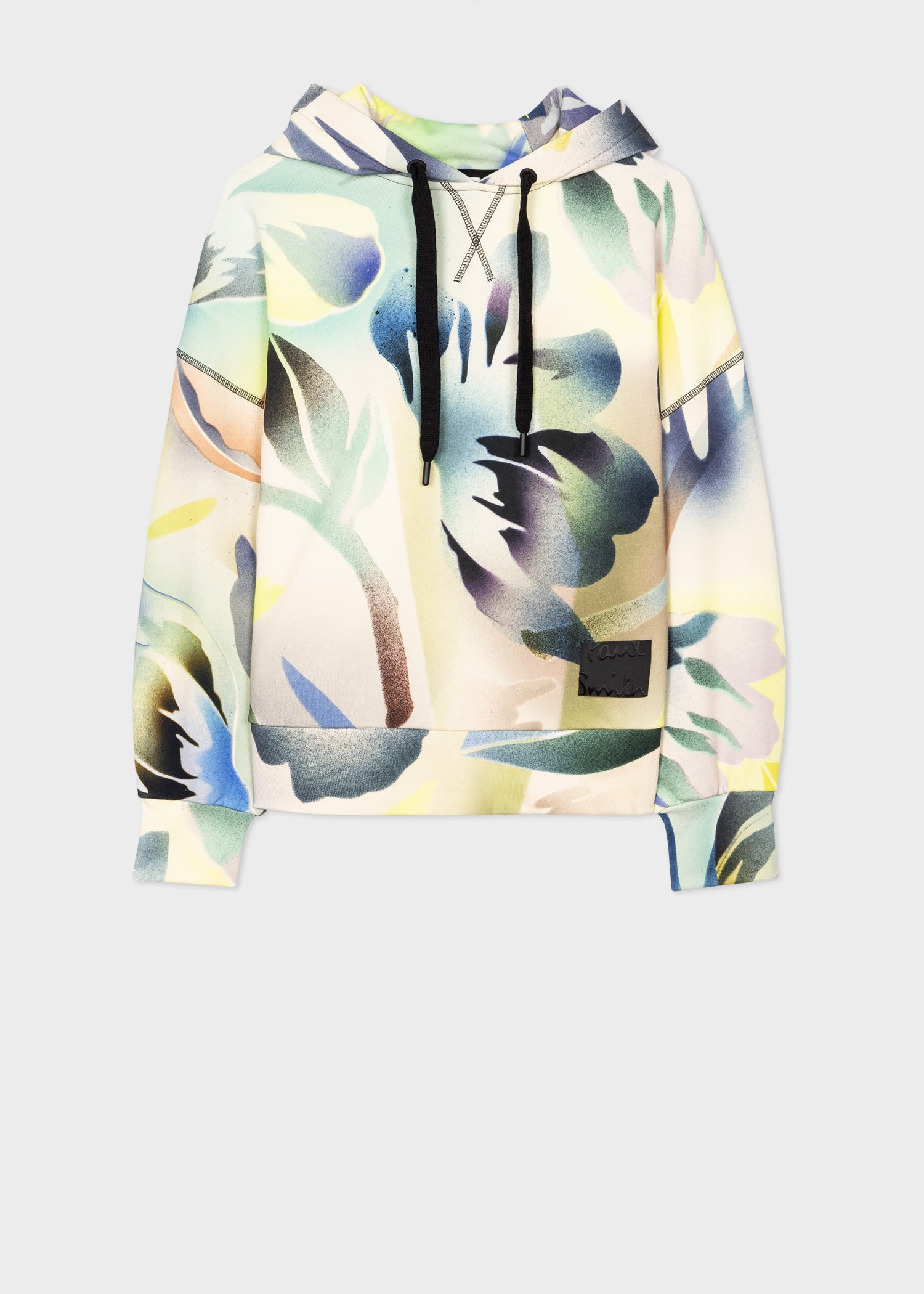 'Hot Summer' Print Cotton Hoodie - 1