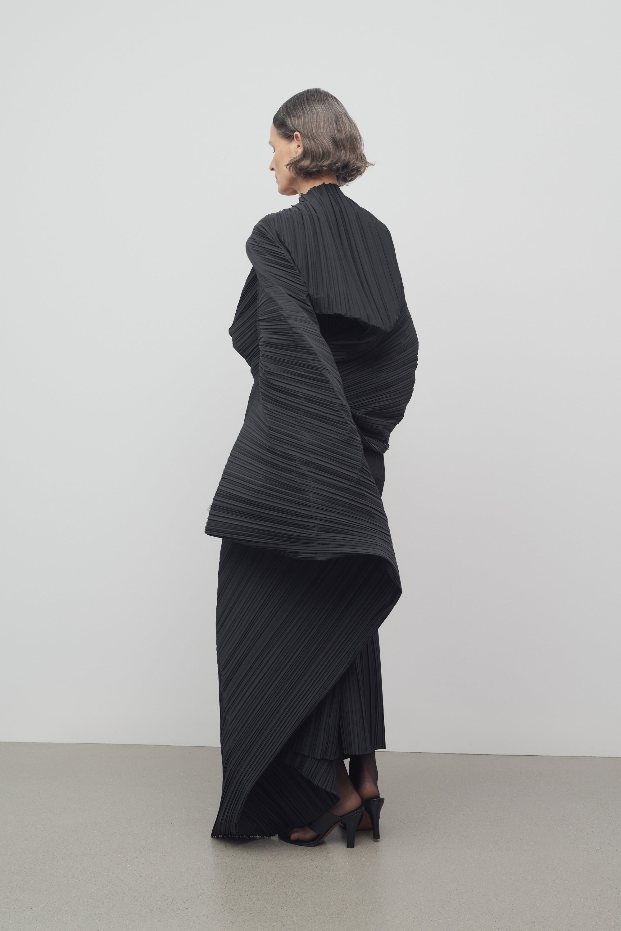 Yasuni Dress in Polyester and Wool - 5