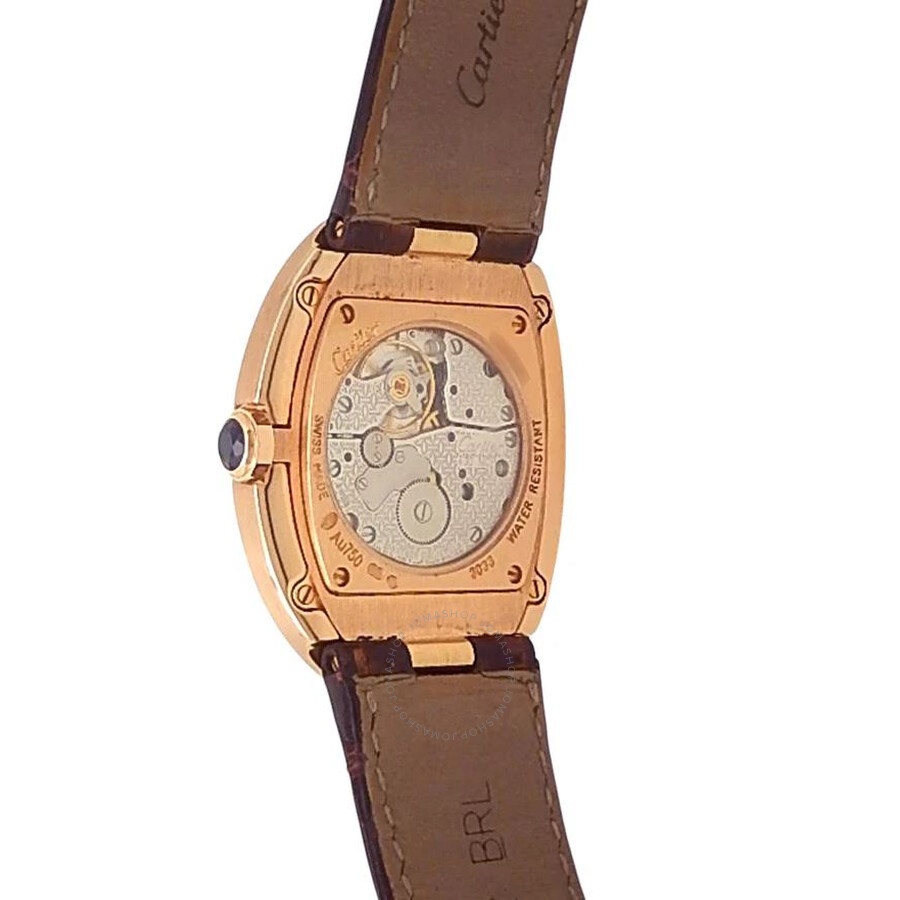 Pre-owned Cartier Baignoire Silver Dial Ladies Watch W8000002 - 5