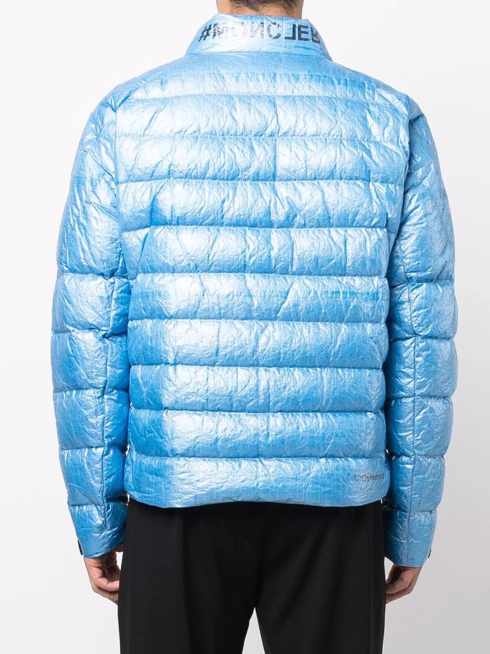 logo-patch puffer jacket - 4