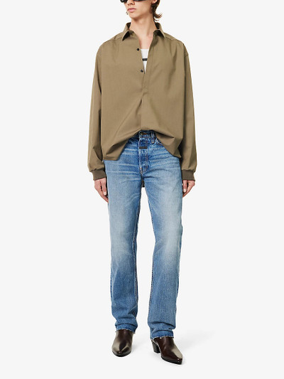Fear of God Brand-patch relaxed-fit cotton-blend shirt outlook