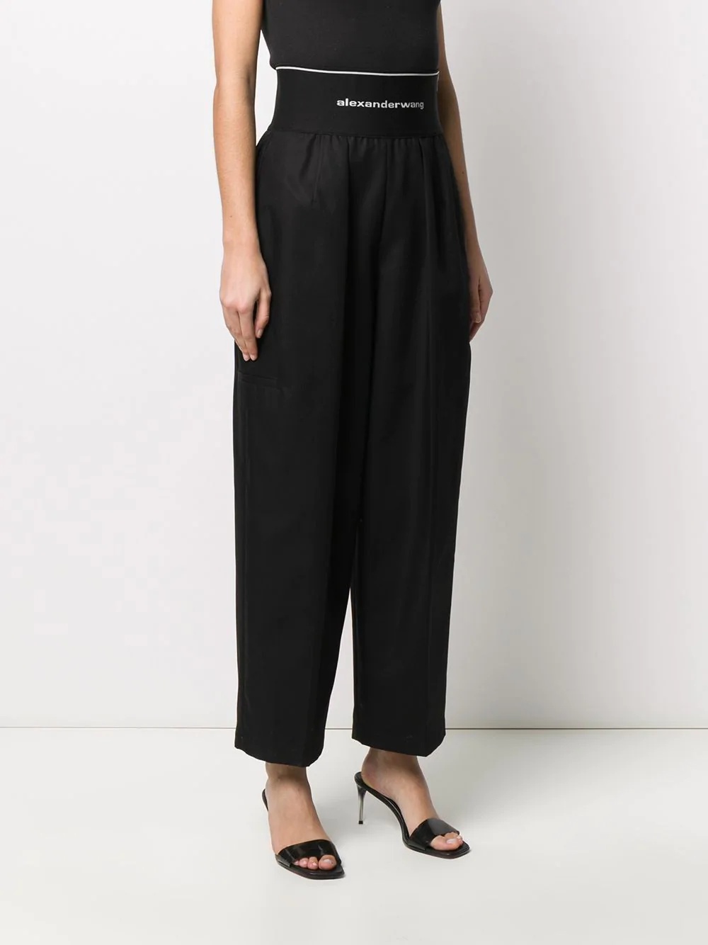 super high-rise wide-leg zoot trousers - 3