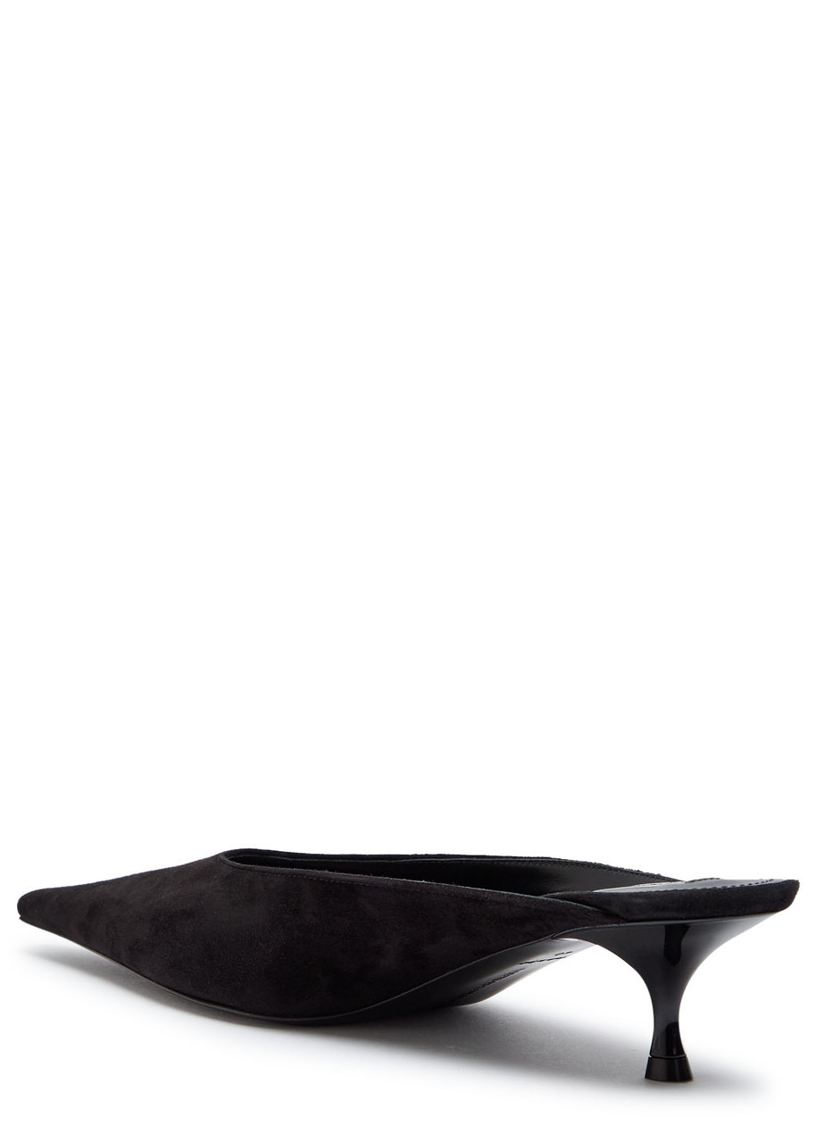 Victoria Beckham 45 Suede Mules - 2