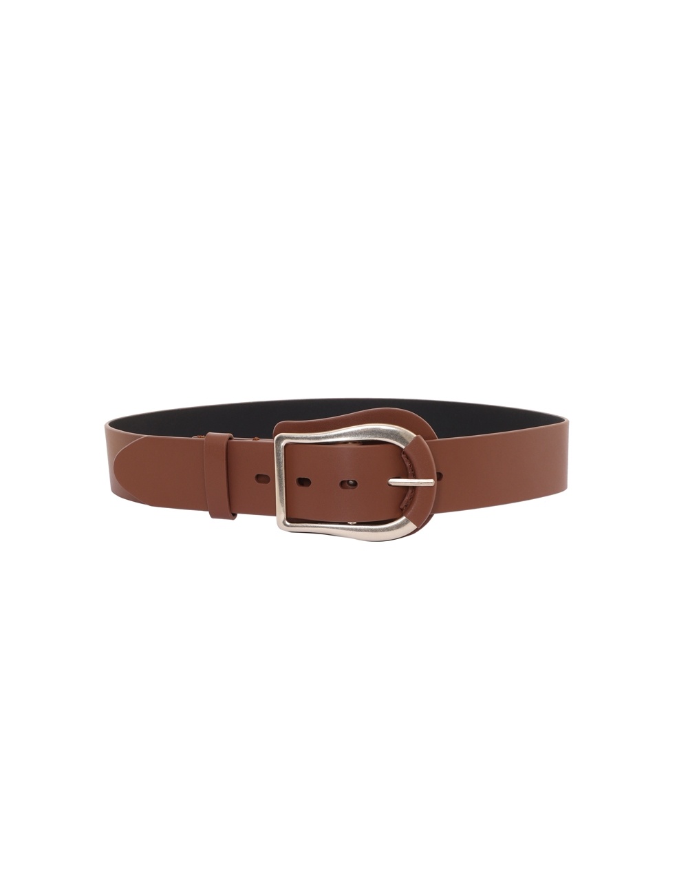 WIDE LEATHER BELT - 1