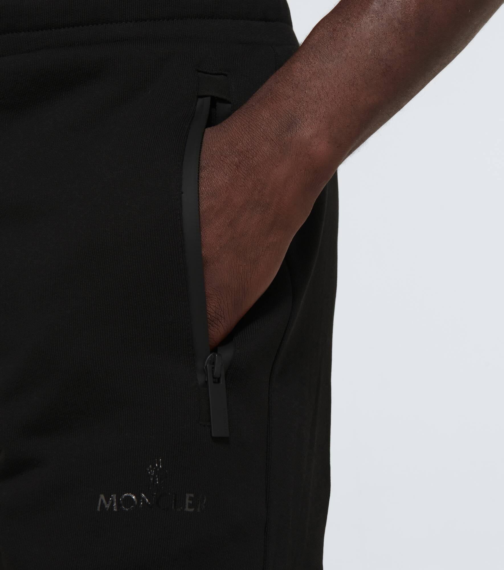Brushed cotton fleece sweatpants - 5