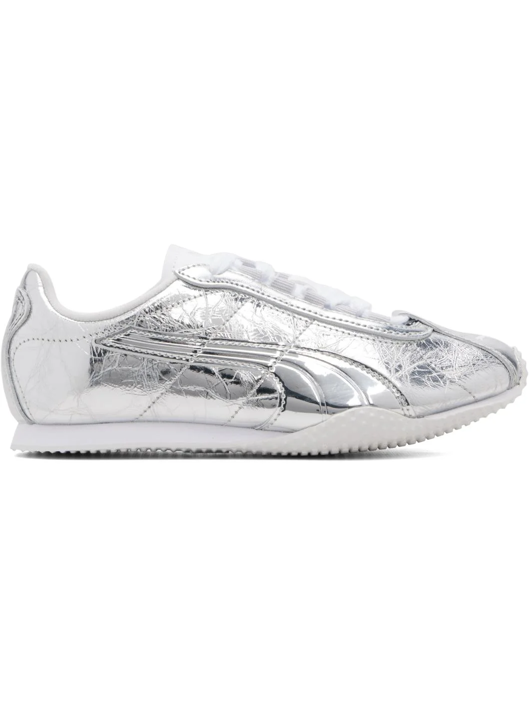 Silver H-Street Lustre Sneakers - 1