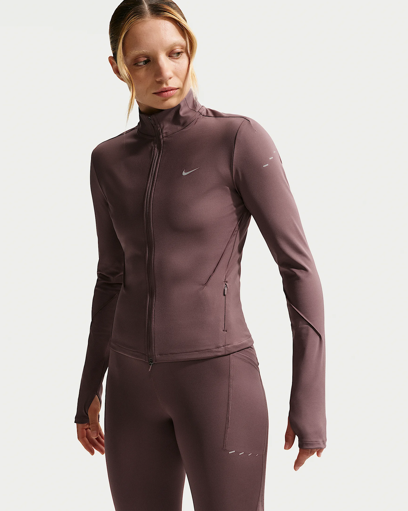 Nike Swift Women's Dri-FIT Full-Zip Mid-Layer Running Top - 1