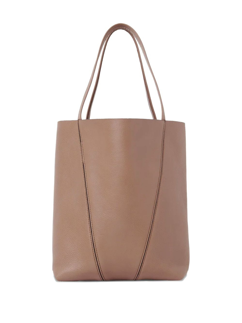 medium Spin leather chain-detail tote bag - 2