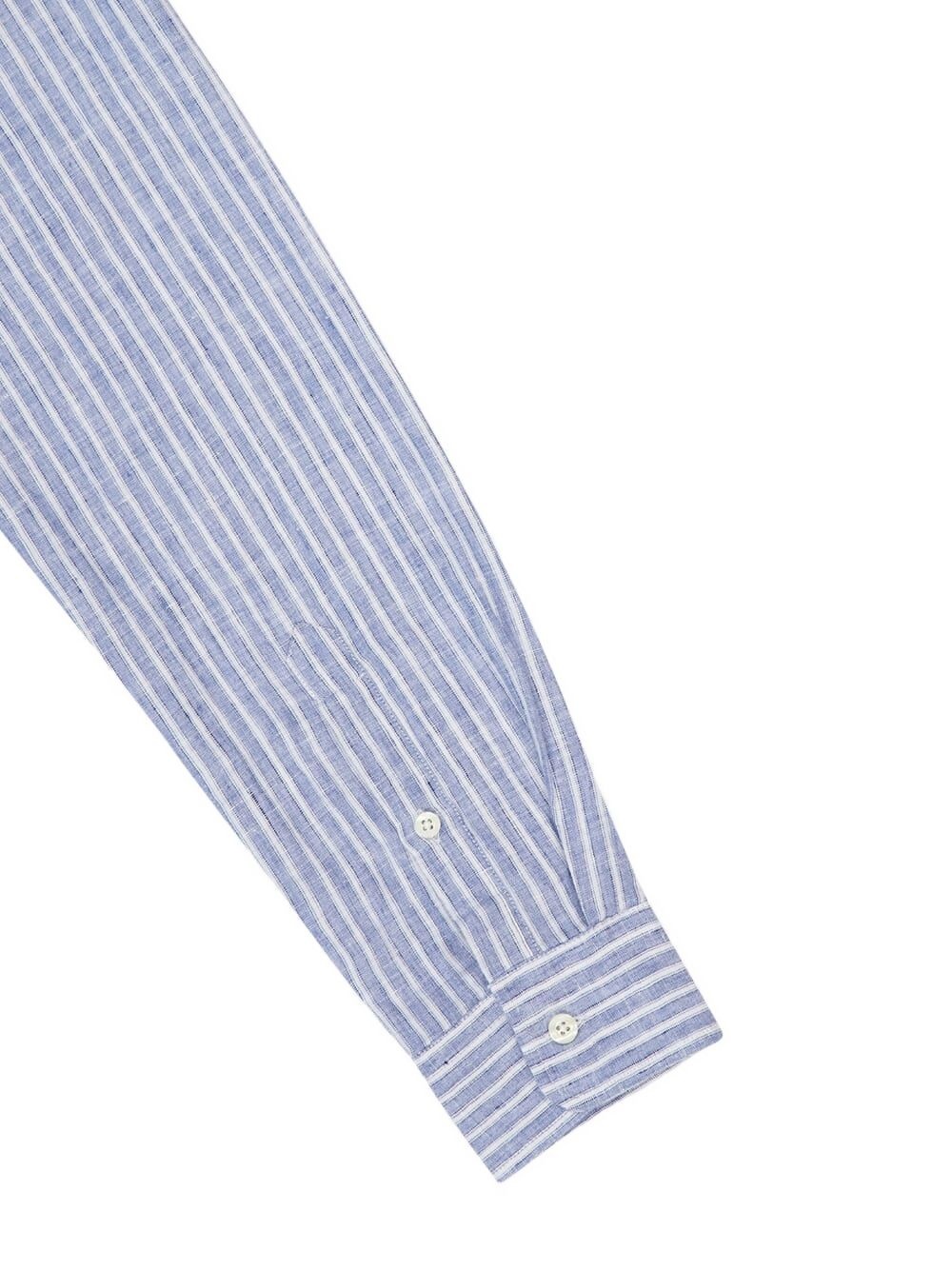 Telles striped button-up shirt - 4
