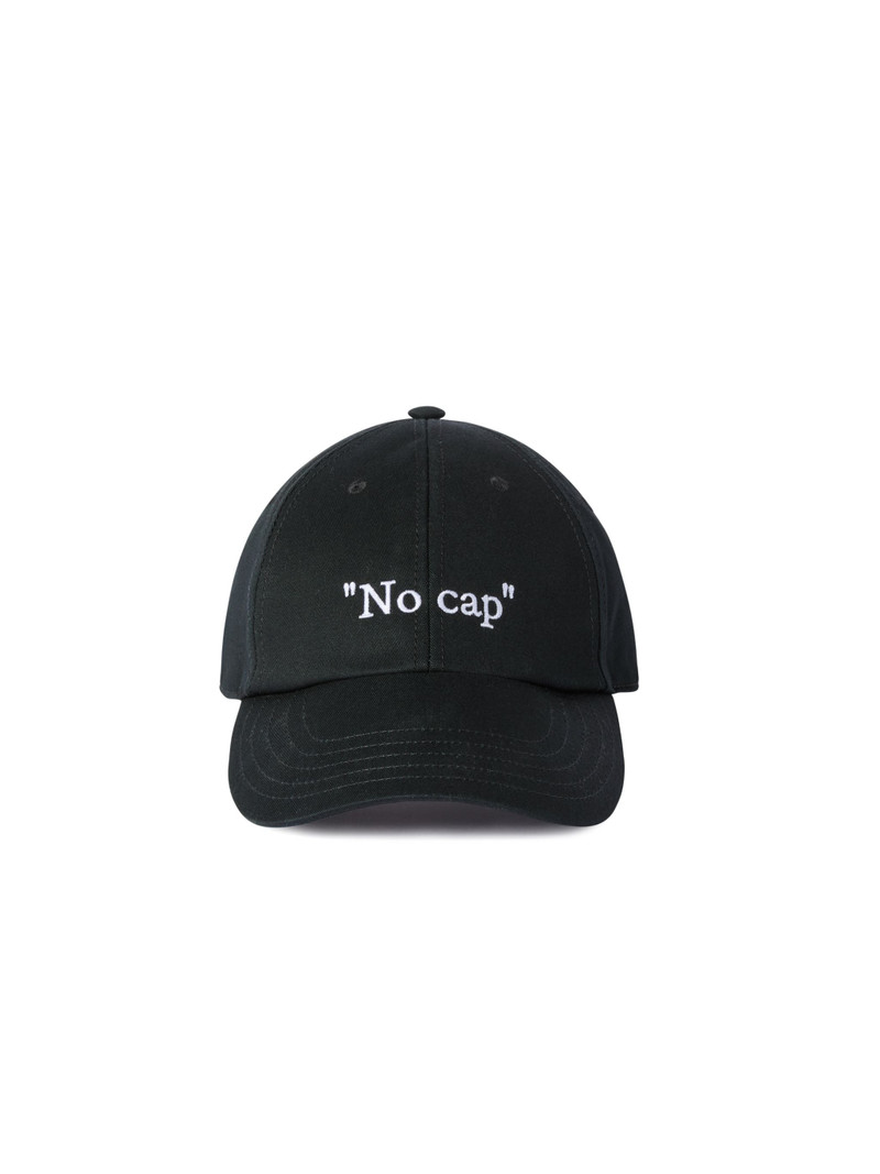 Black "no Cap" Baseball Cap - 1