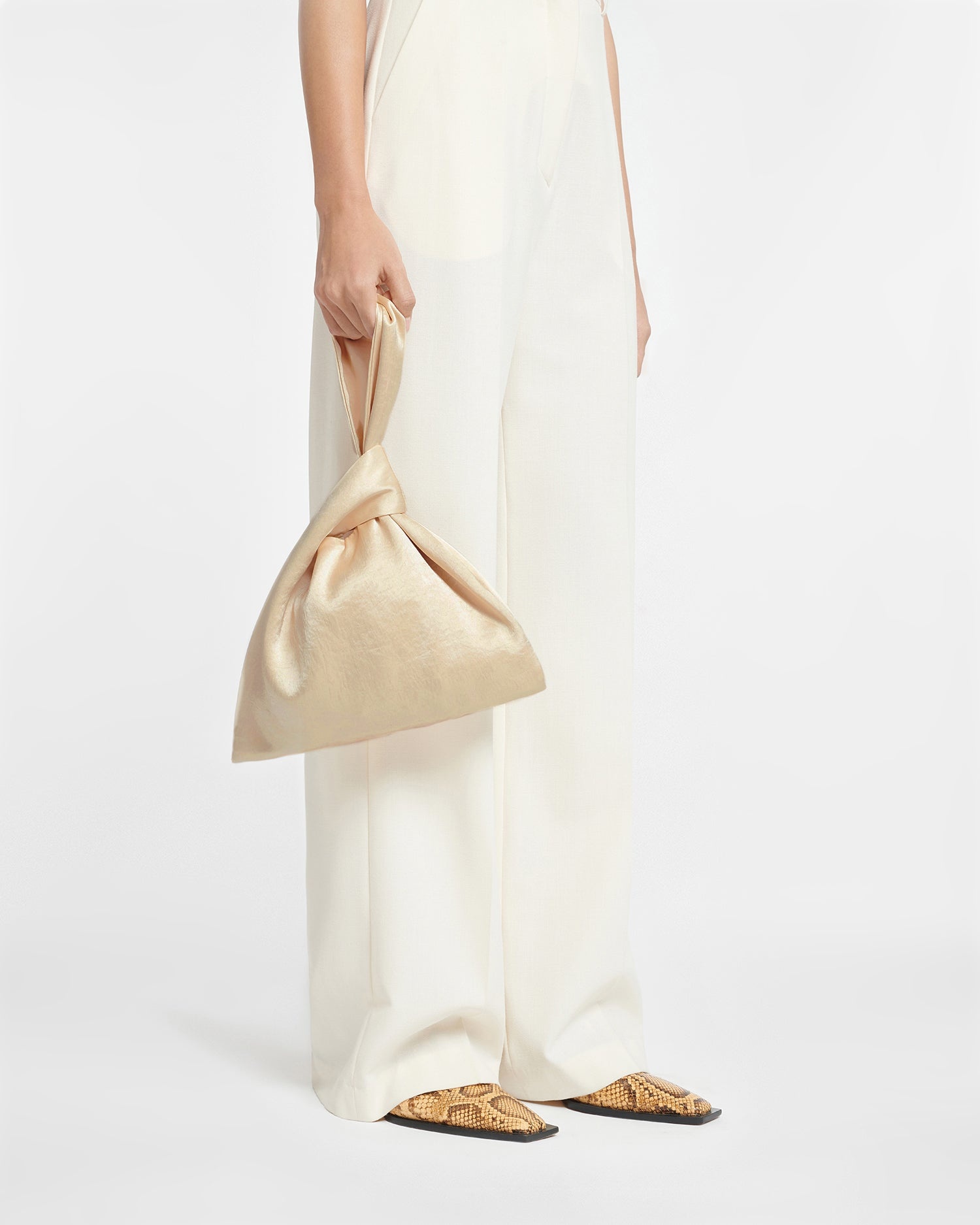 Washed Satin Clutch - 7