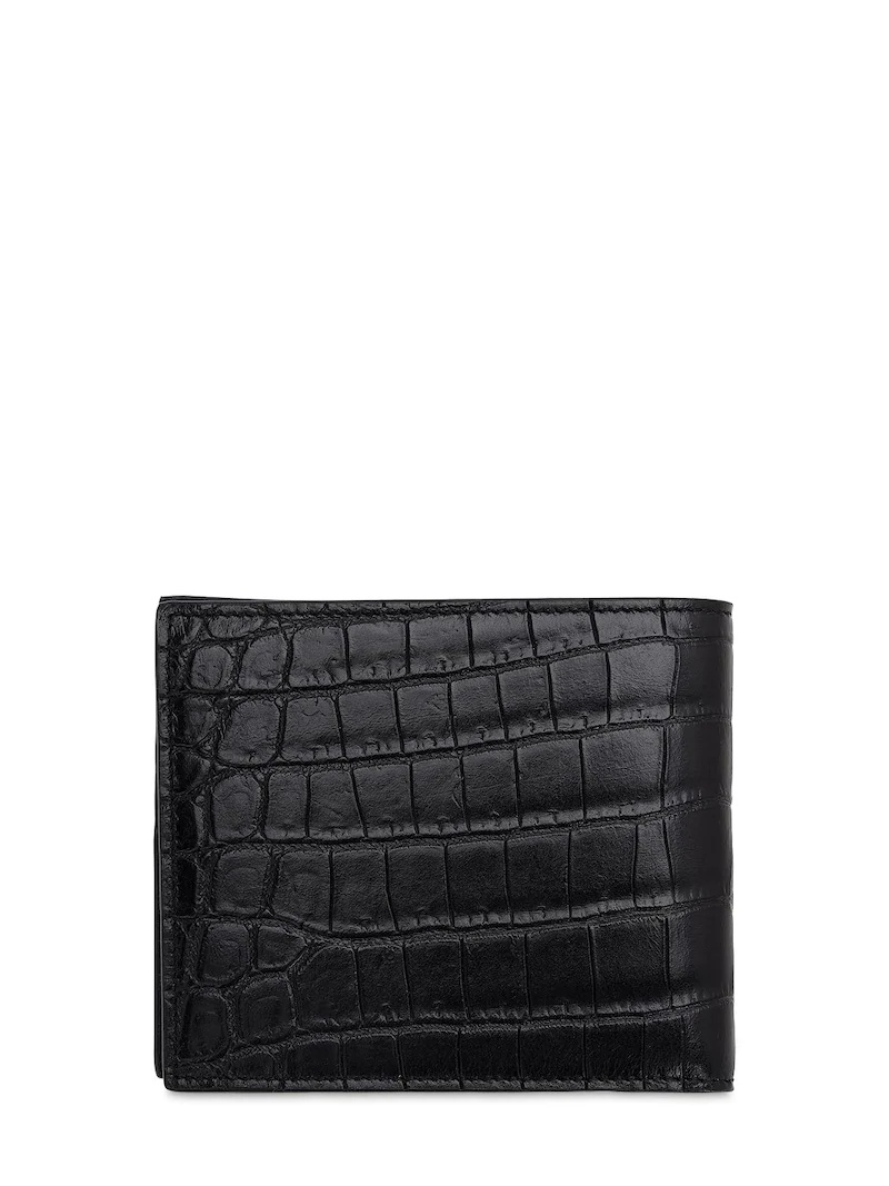 EASTWEST EMBOSSED LEATHER WALLET - 3