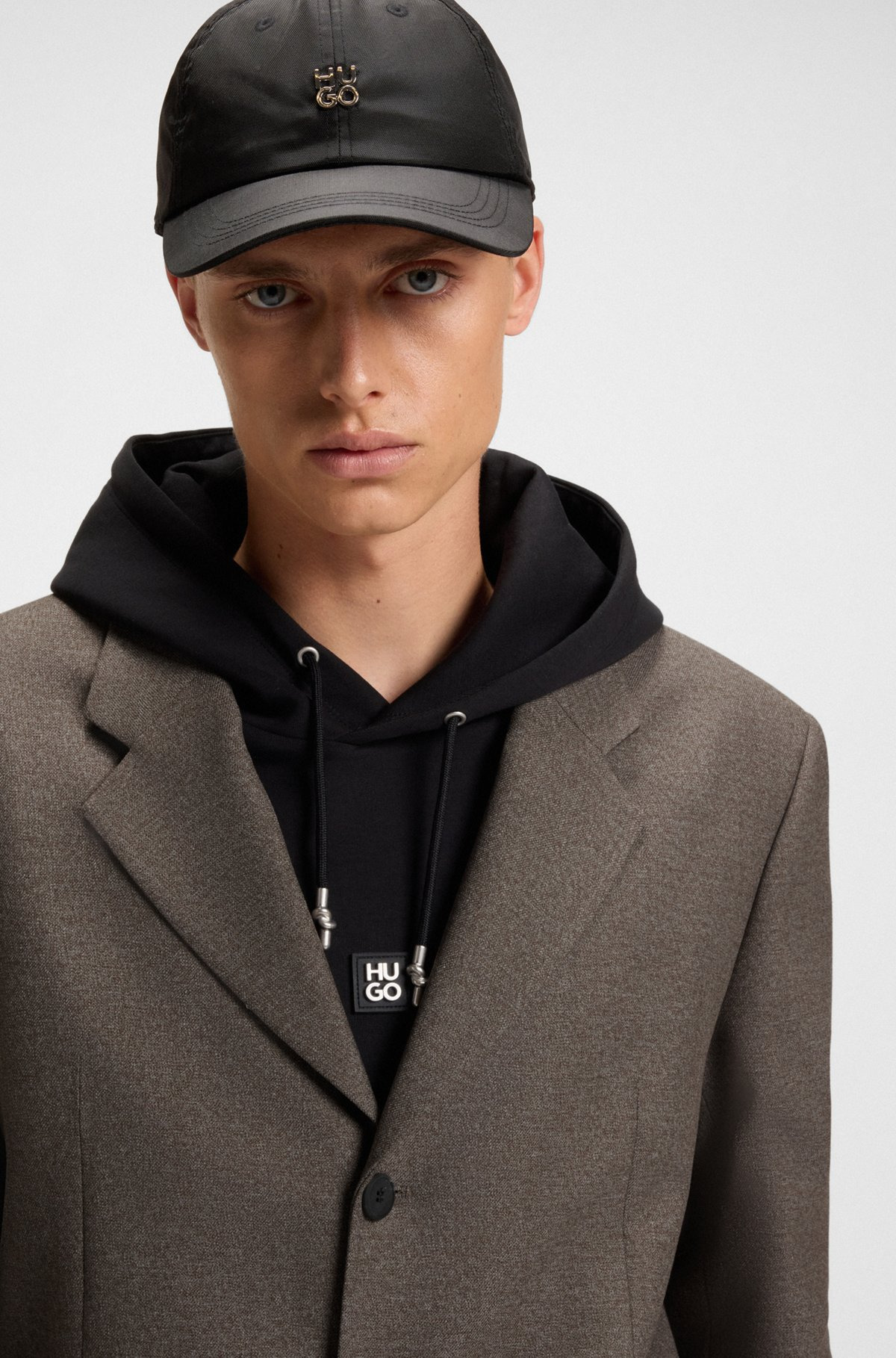 ALL-GENDER MODERN-FIT SUIT JACKET IN MOULINÉ TWILL - 5