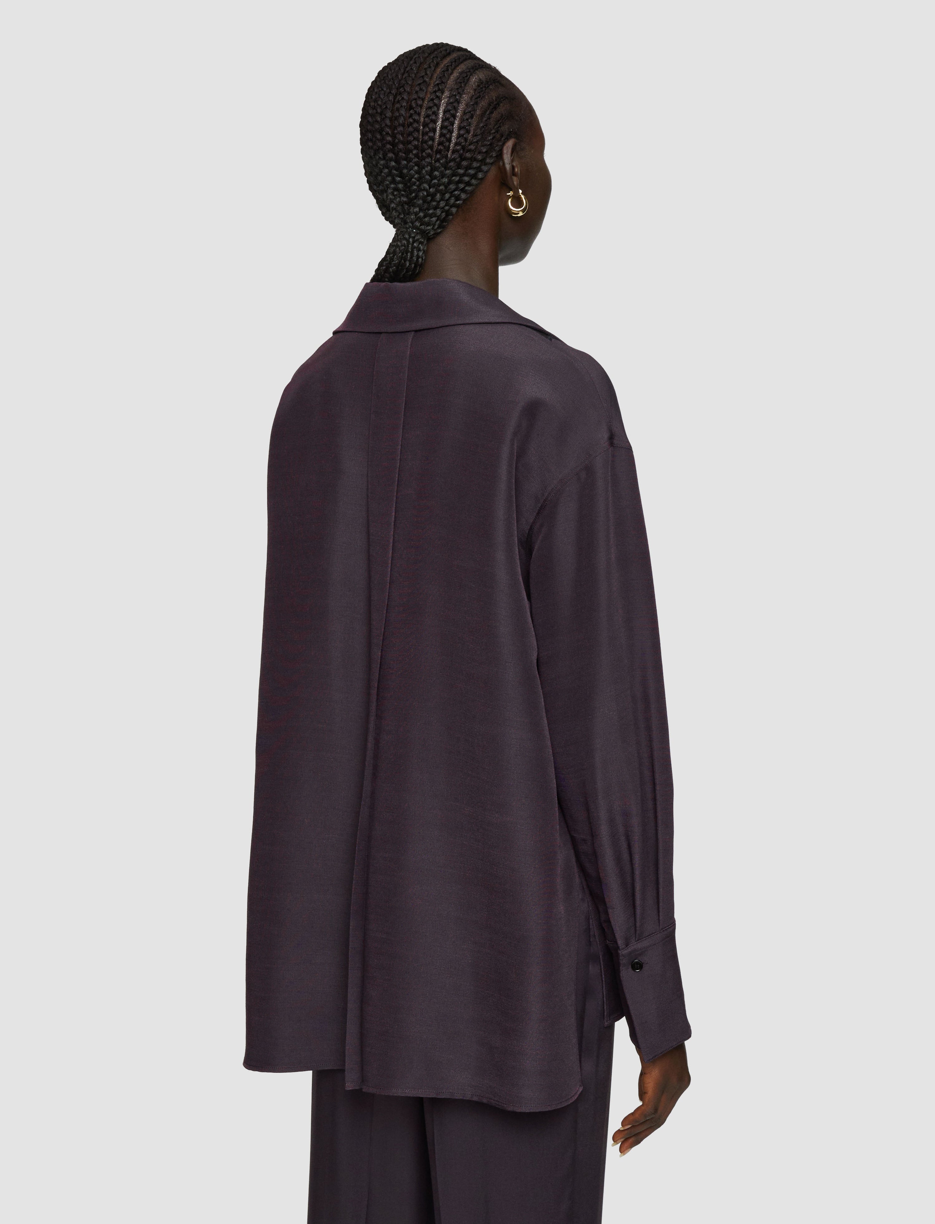 Madrid Evening Silk Blend & Lace Blouse - 4