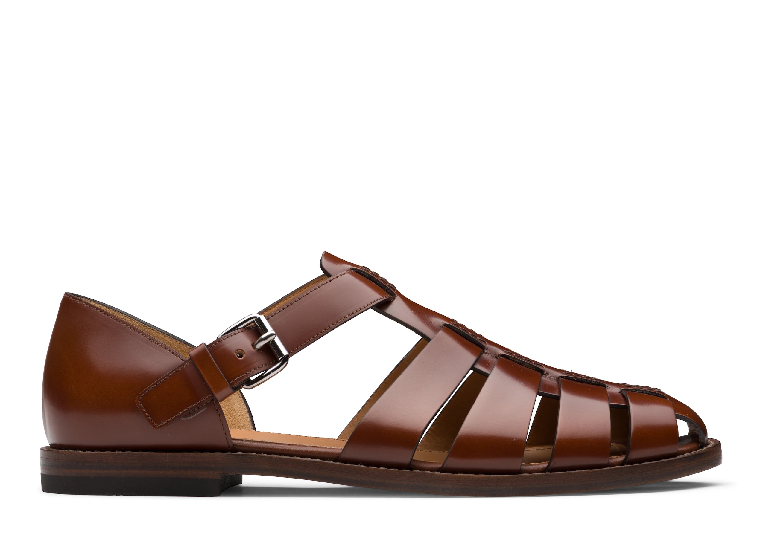 Fisherman
Bookbinder Fume Leather Sandal Tabac - 1