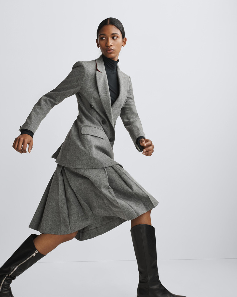 Garnet Italian Wool Skirt
Midi 2