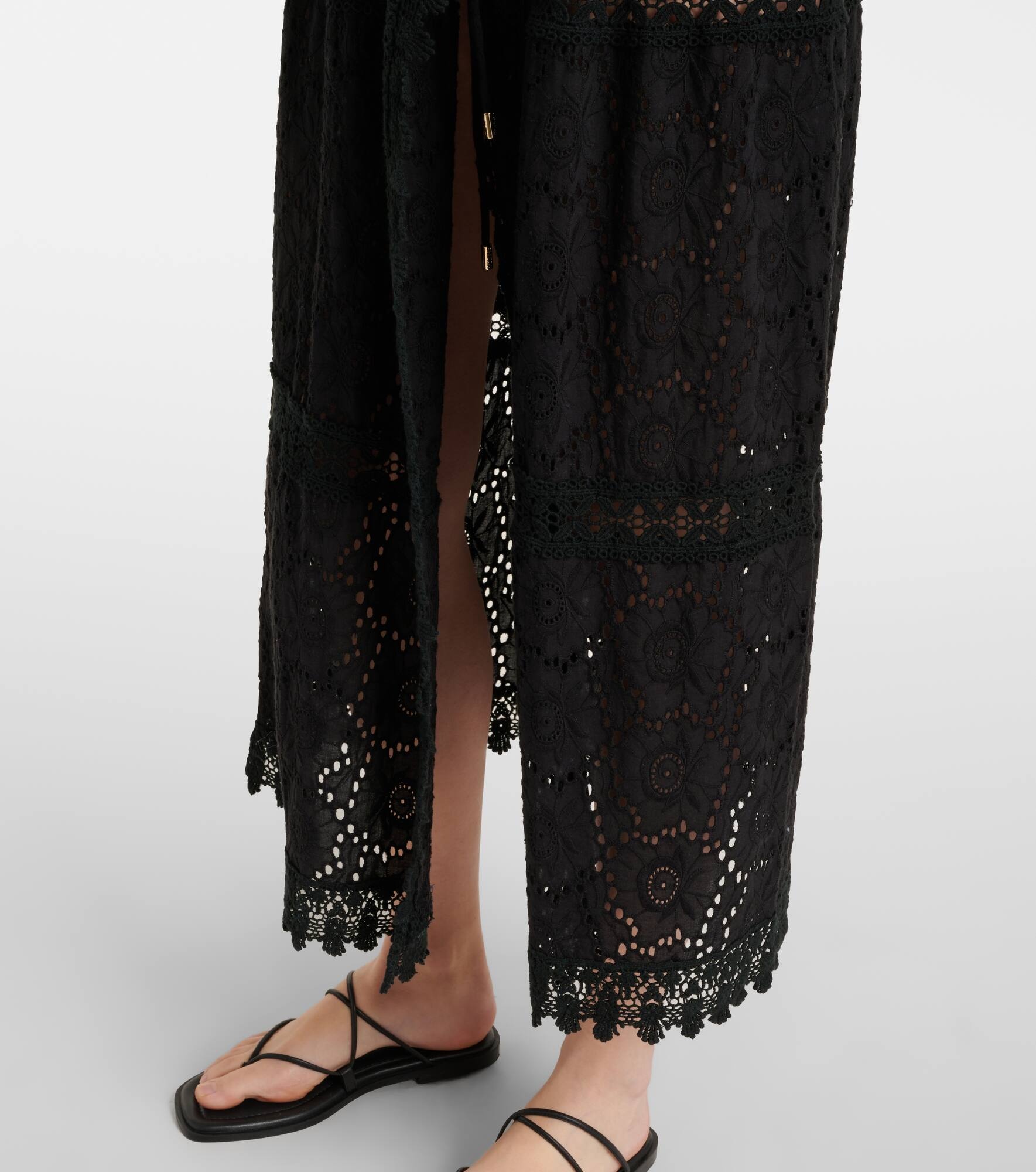 Robbie cotton lace kaftan - 5