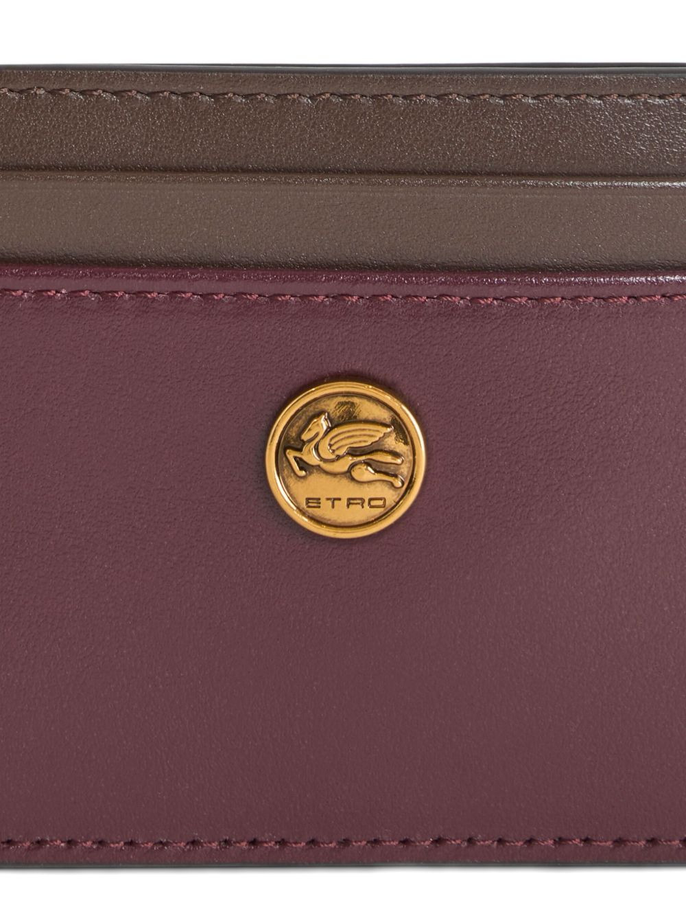 two-tone leather card holder - 3