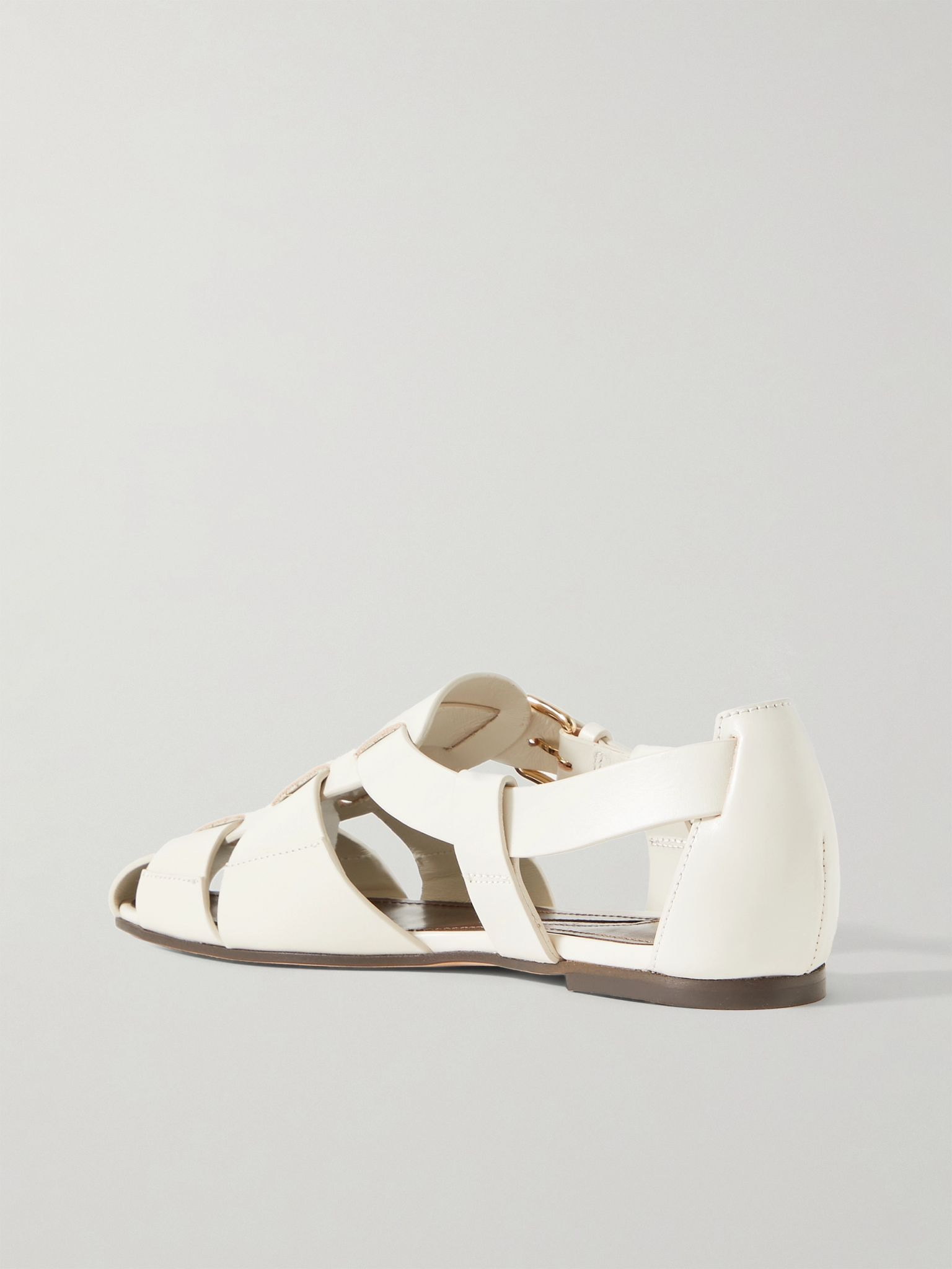 Ernest leather sandals Ivory - 3