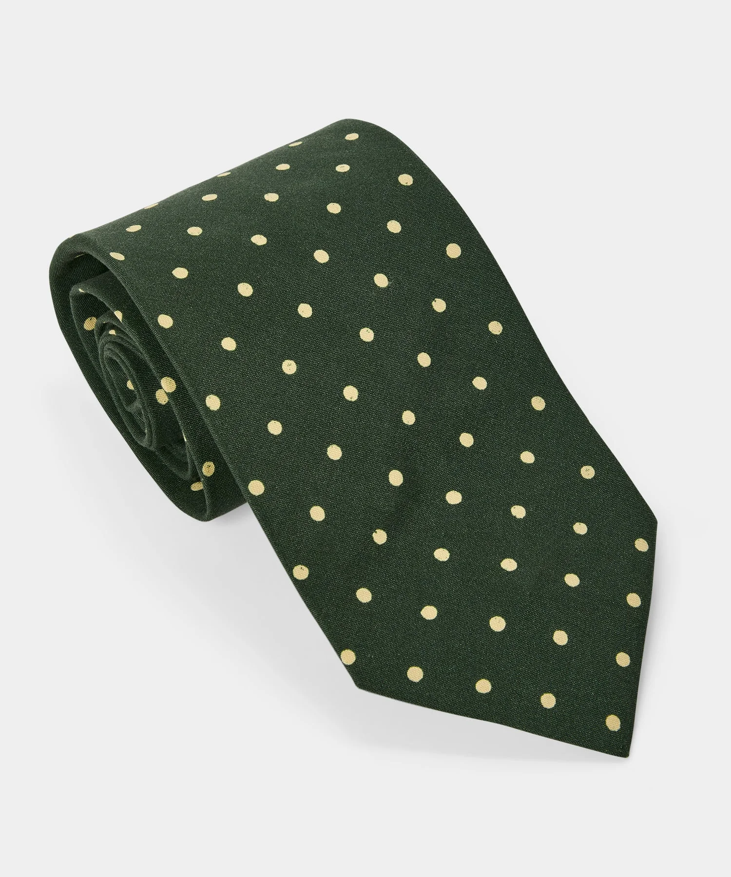 Italian Silk Big Dot Tie - 1