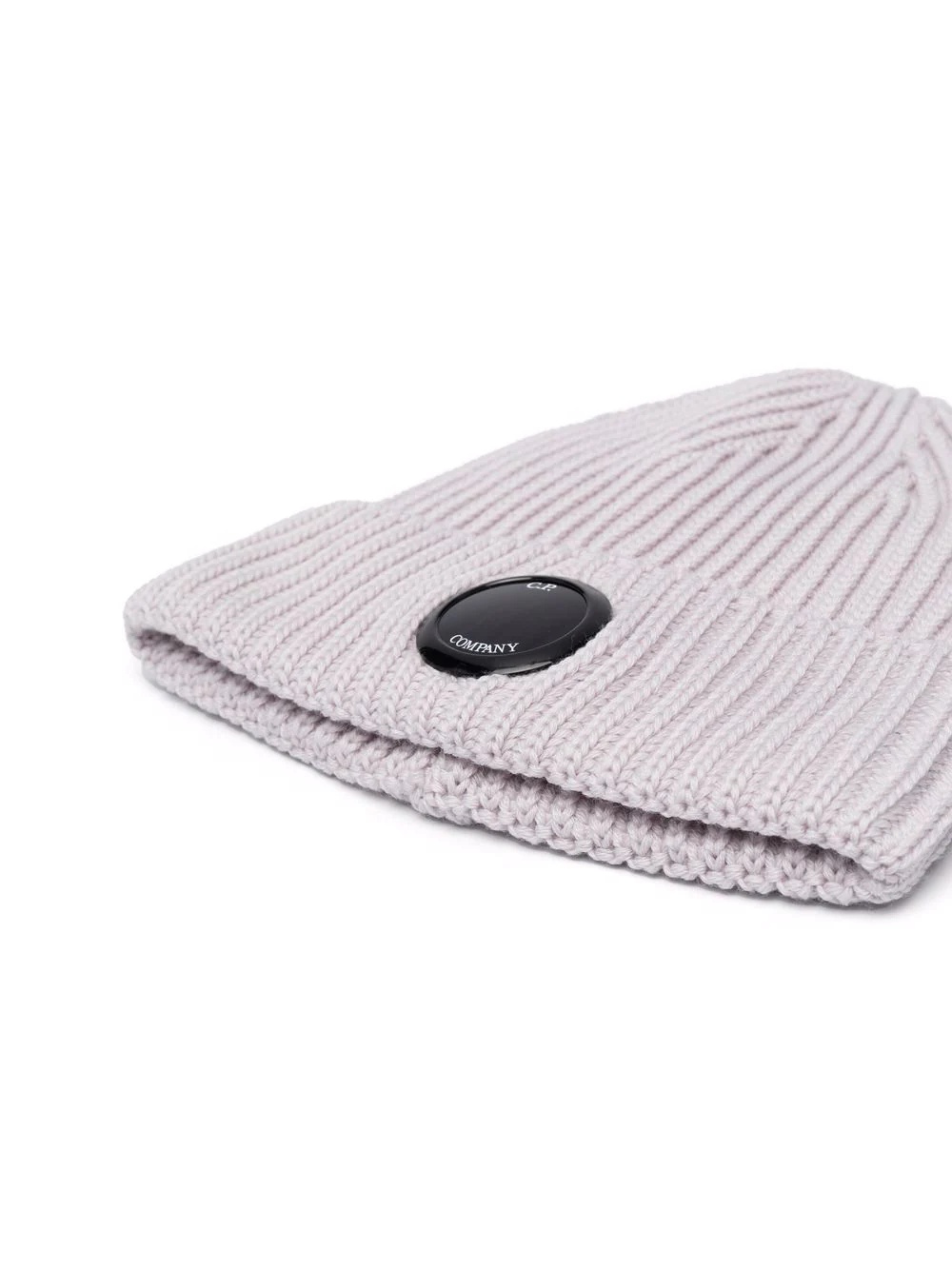 logo-patch ribbed-knit beanie - 2