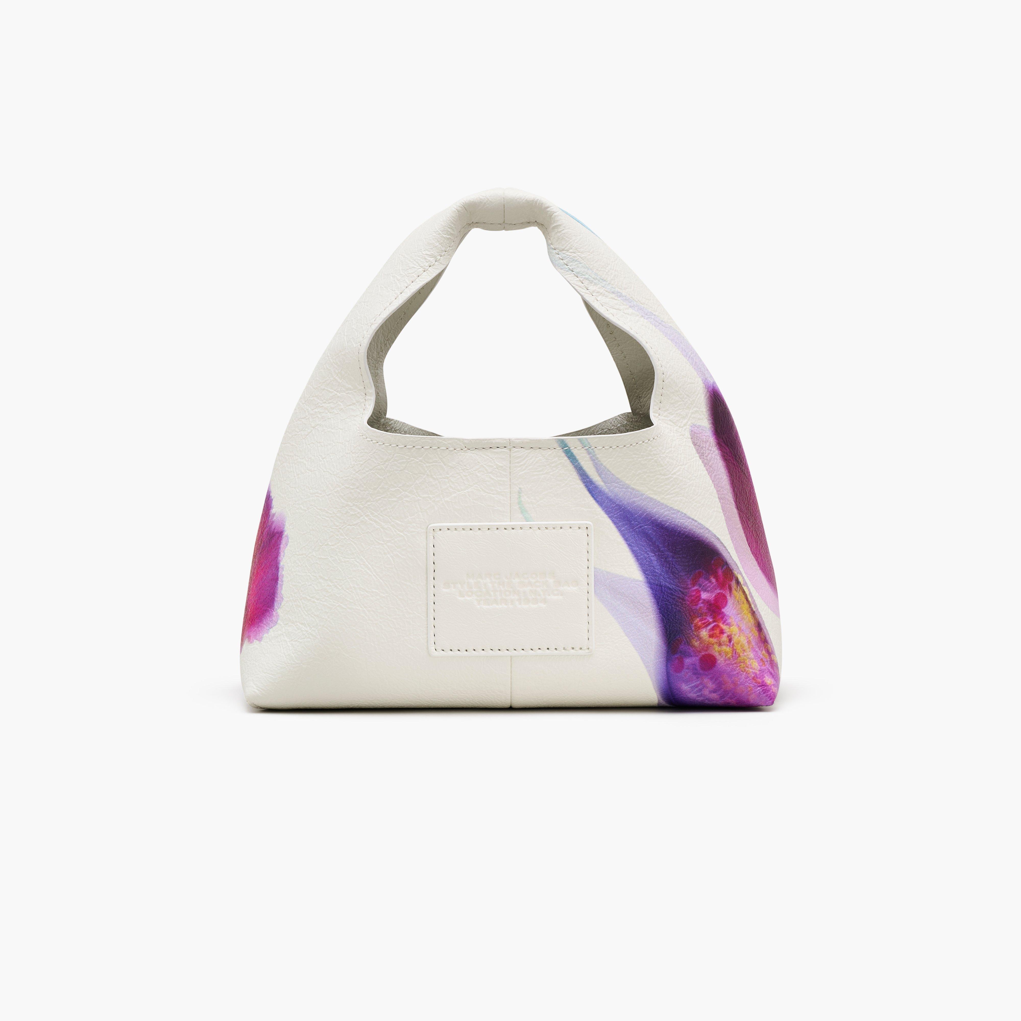 THE FUTURE FLORAL LEATHER MINI SACK BAG - 3
