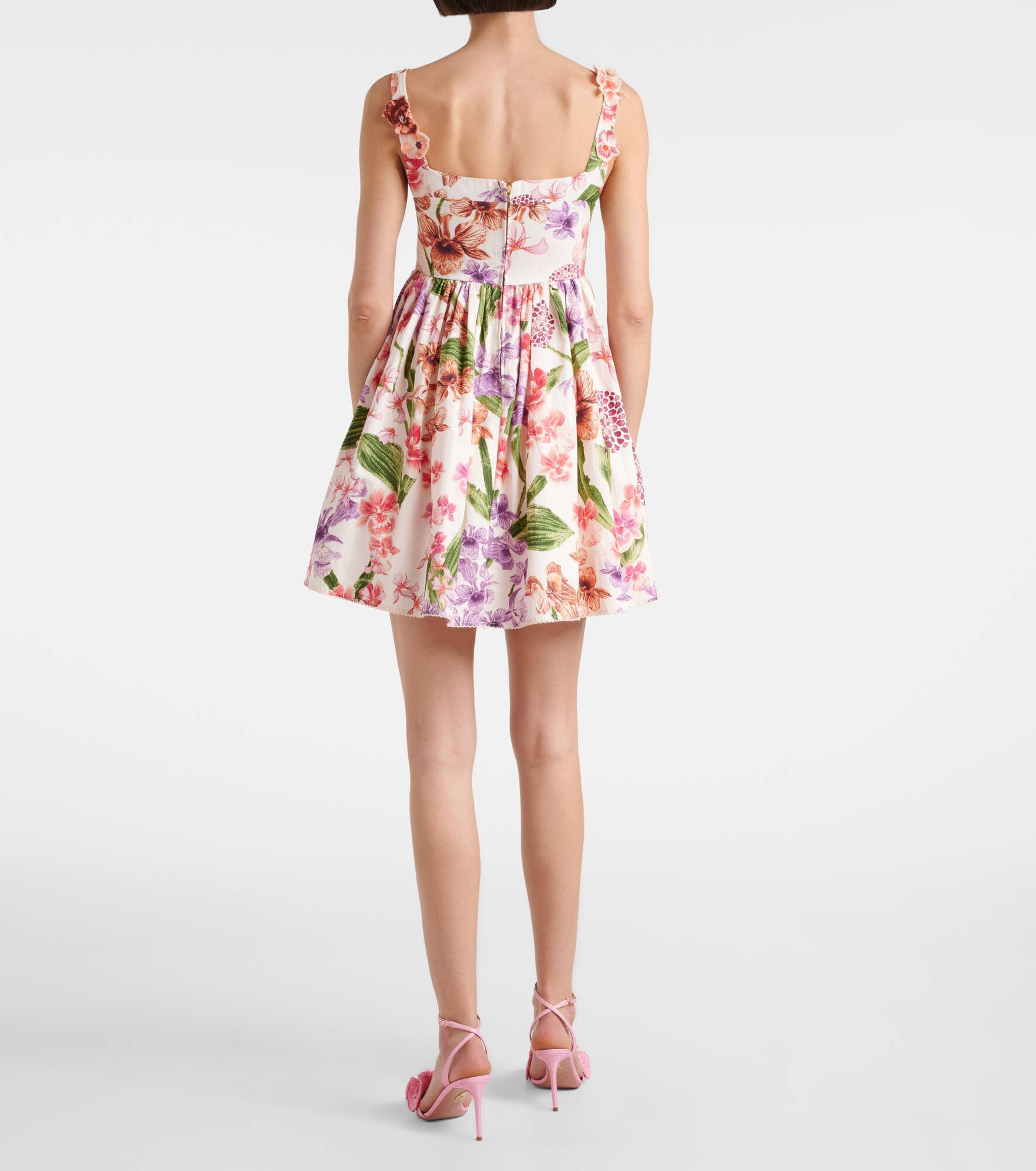Barbare floral cotton minidress - 3