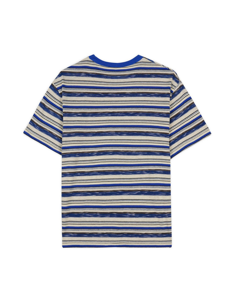 BRAIN DEAD Toni Stripe T-shirt - Blue Multi outlook
